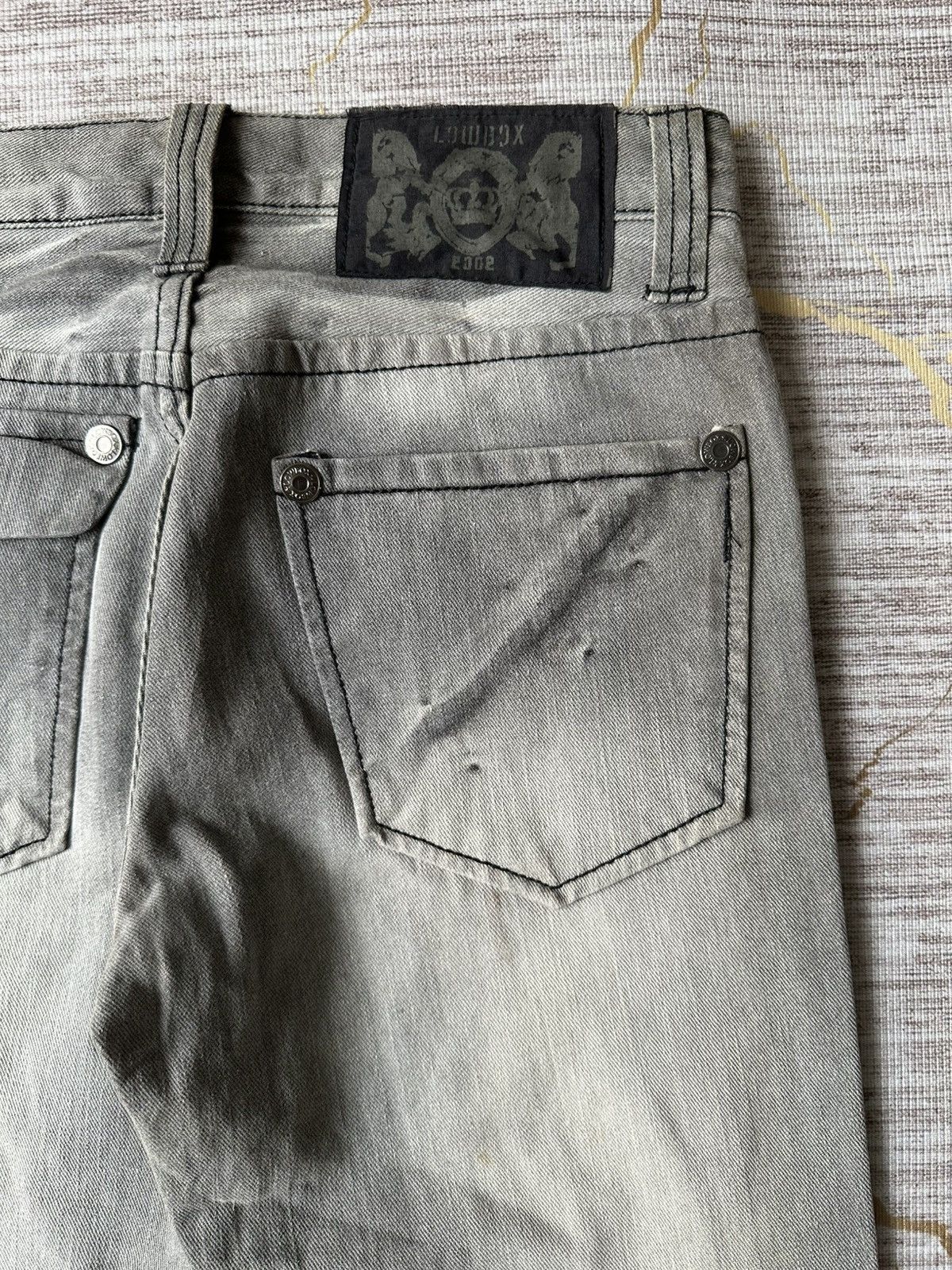 Japanese Brand Lowbox Claw Marks Design Denim Size US 29 - 16 Thumbnail
