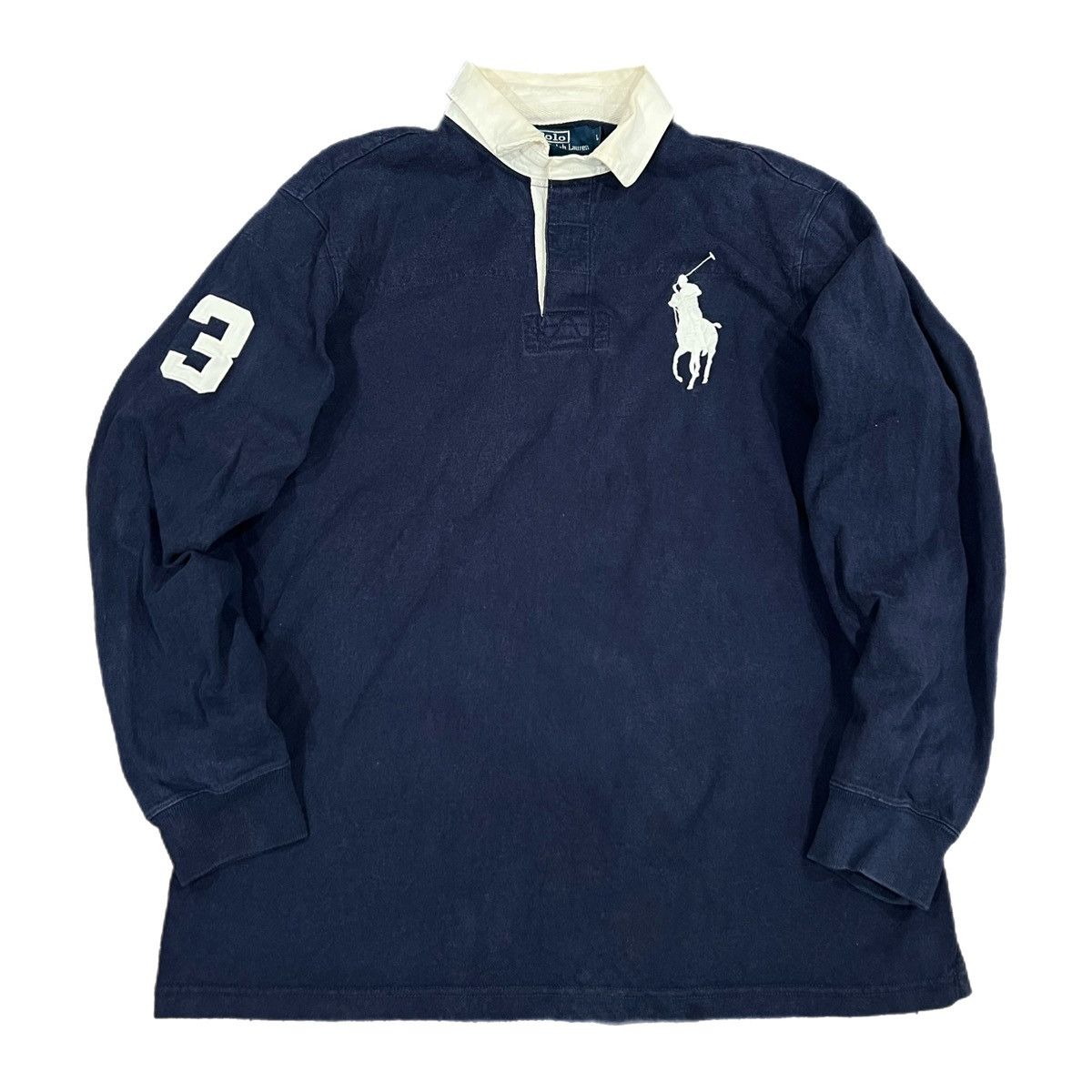 Polo Ralph Lauren Polo Ralph Lauren Rugby Longsleeve Shirt Size US L / EU 52-54 / 3 - 1 Thumbnail