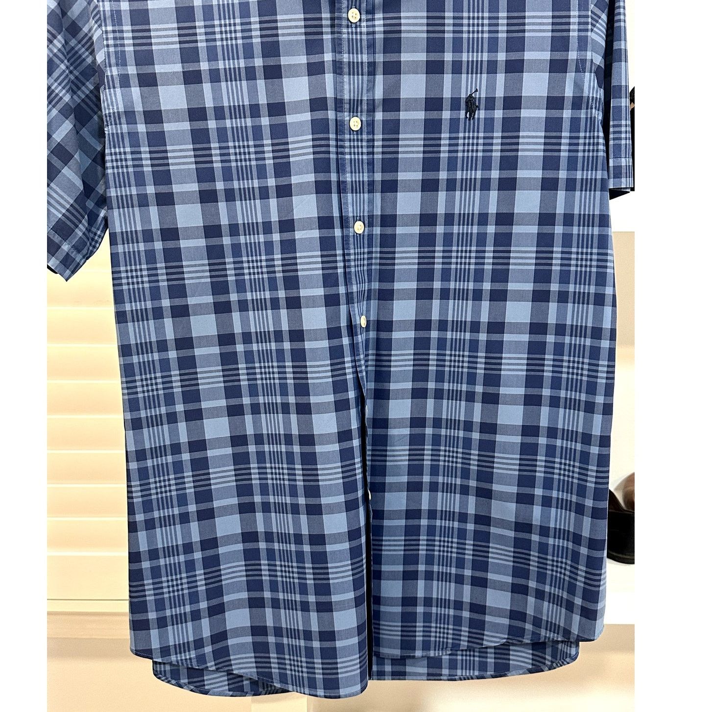 Ralph Lauren Ralph Lauren VTG Blue Plaid Button Down 100% Cotton Shirt L Size US L / EU 52-54 / 3 - 3 Thumbnail