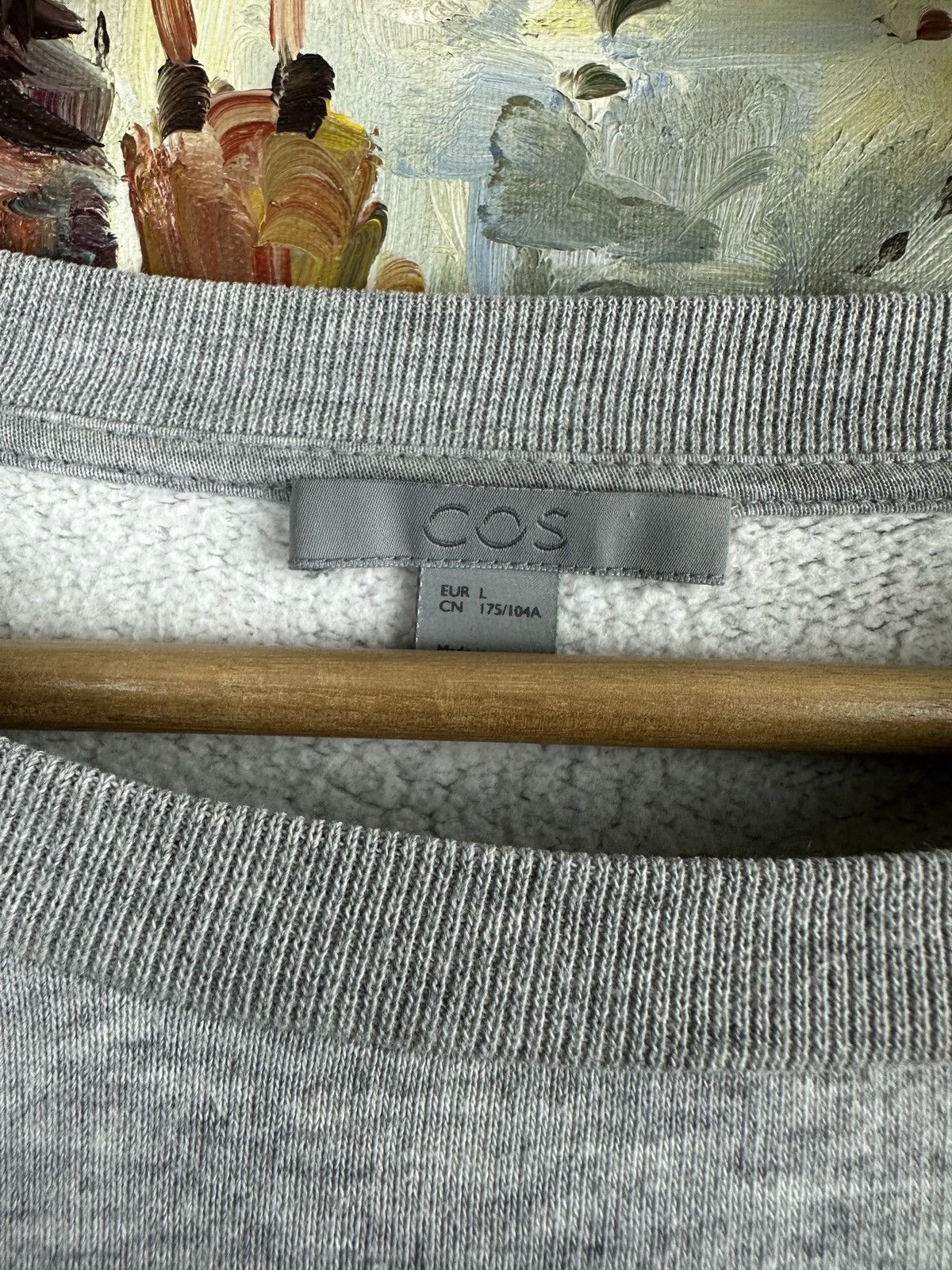 Cos Cos grey blank basic oversized body crewneck Size US L / EU 52-54 / 3 - 3 Thumbnail