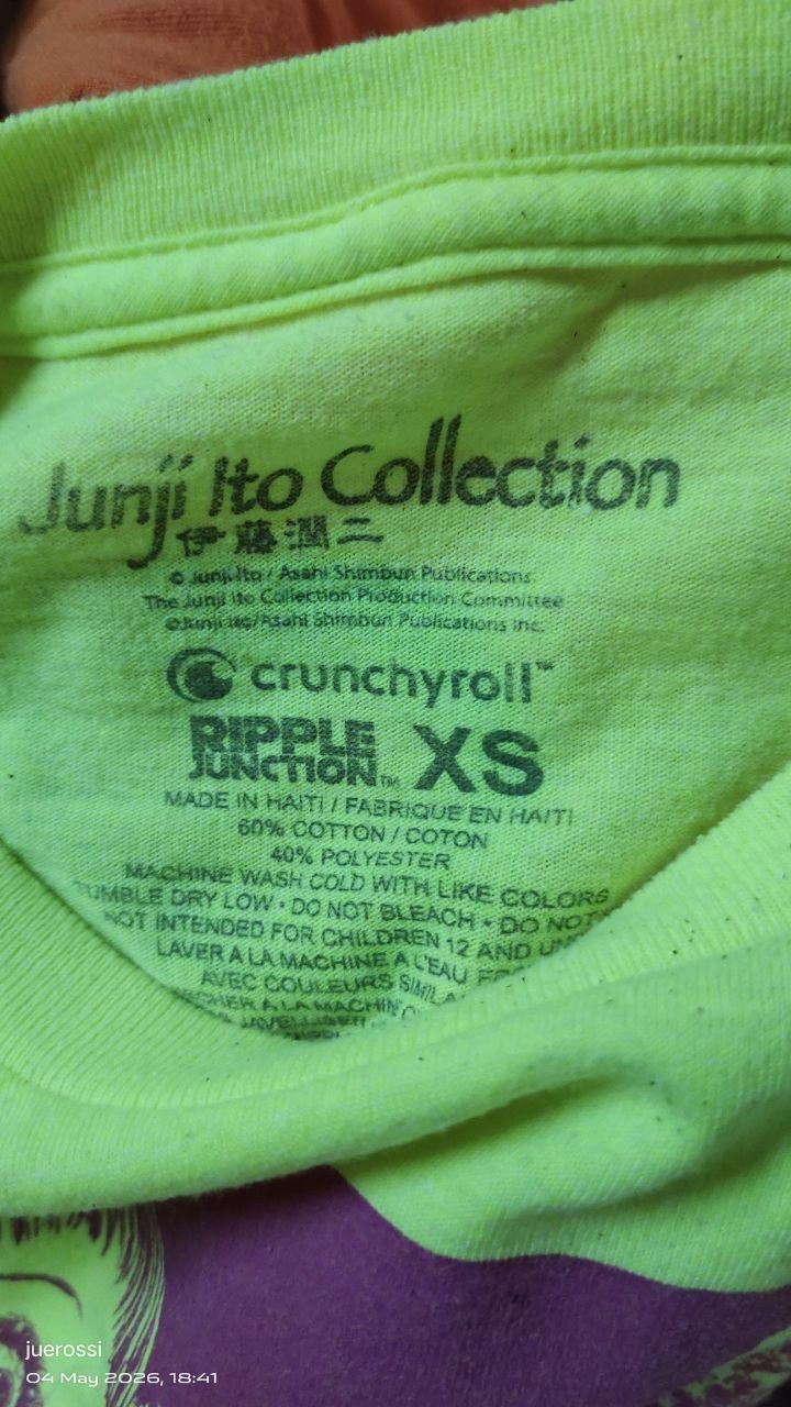 Anime Junji Ito Collection Anime Mangga Horror Tee Size US XS / EU 42 / 0 - 3 Thumbnail
