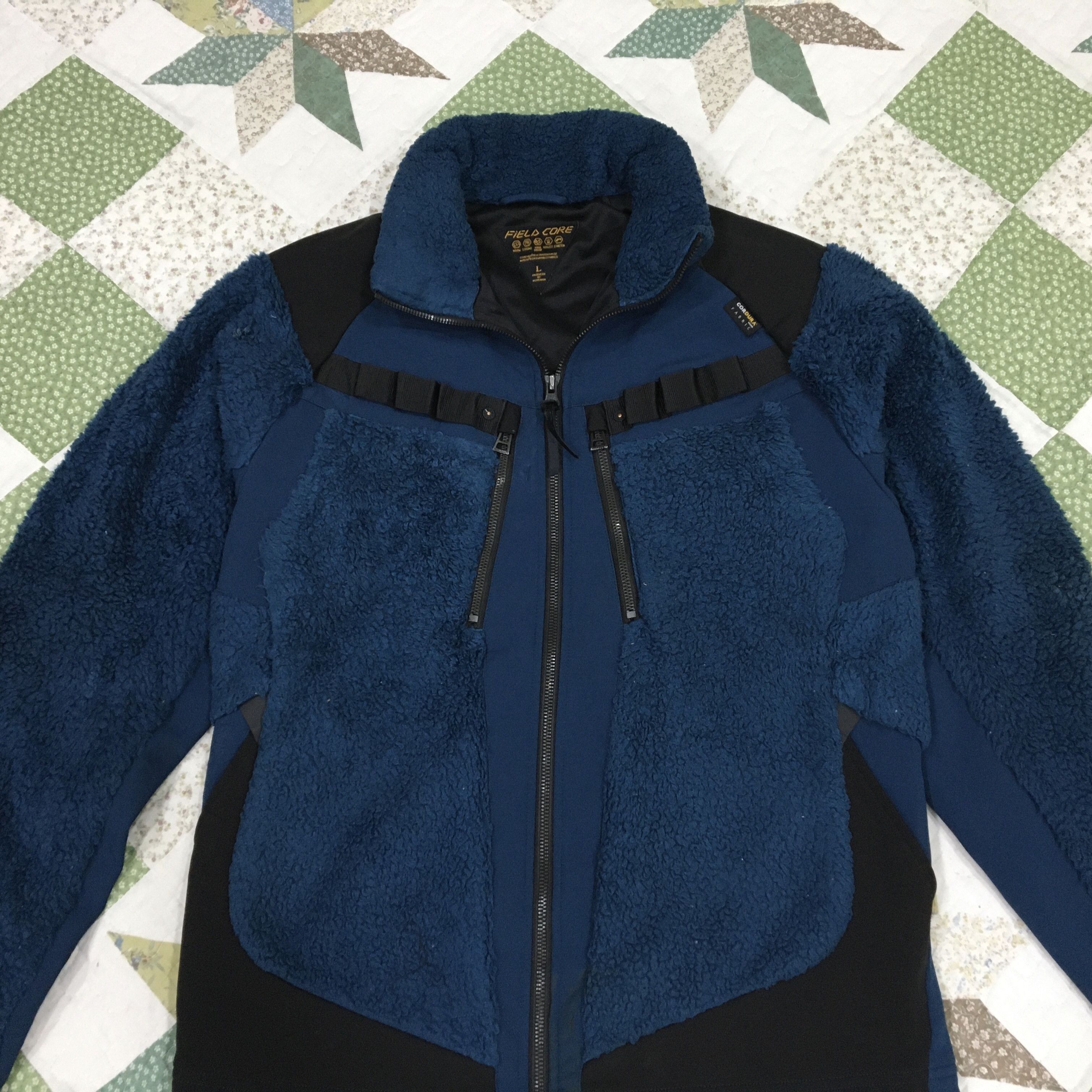Japanese Brand FIELD CORE Cordura Fabric Fleece Size S / US 4 / IT 40 - 3 Thumbnail