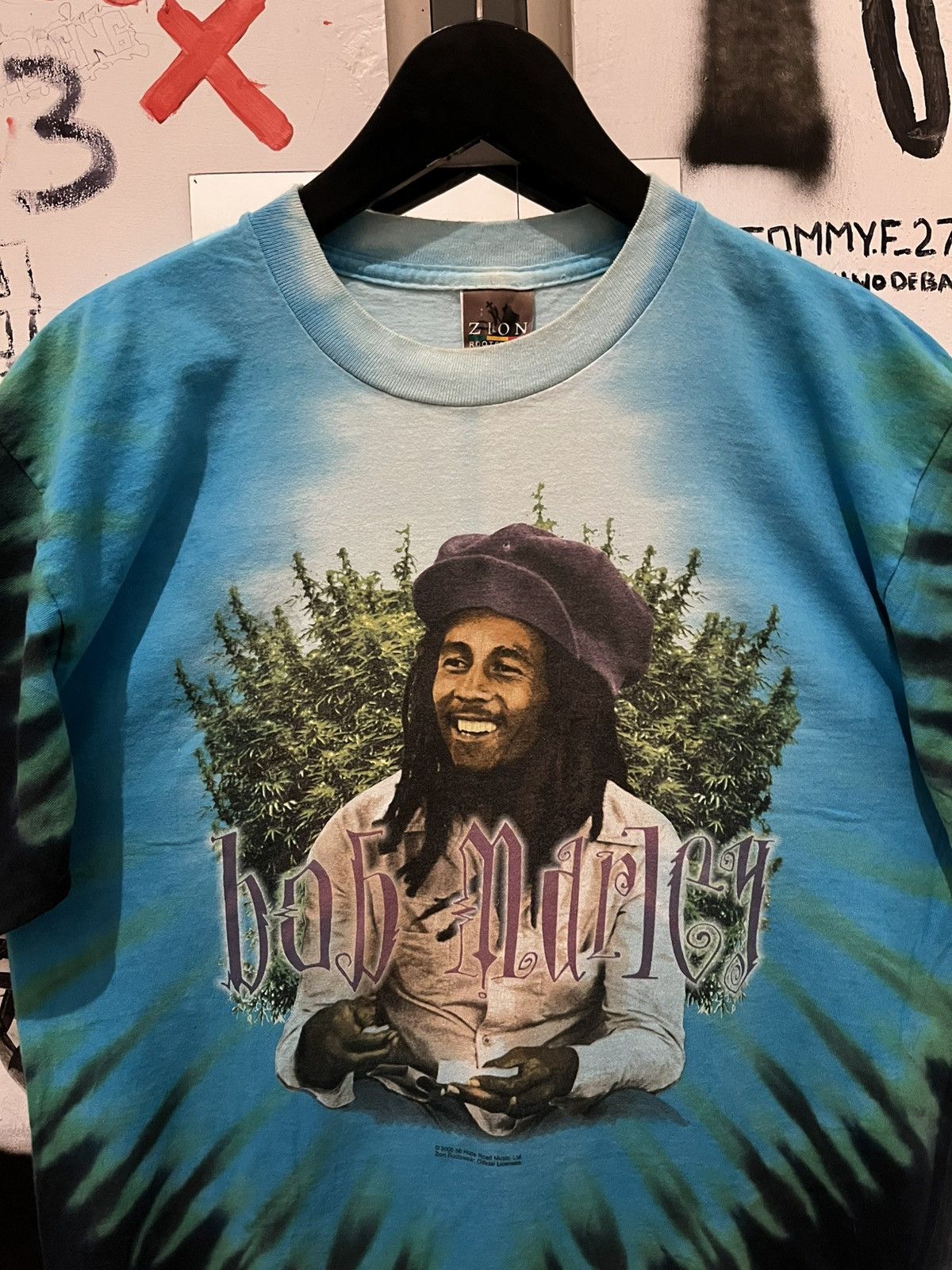 Vintage Vintage bob marley weed Size US L / EU 52-54 / 3 - 6 Thumbnail