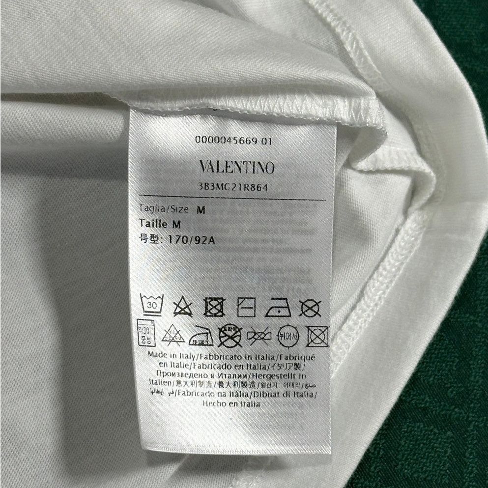 Valentino Valentino Loop Jersey Cropped T-Shirt Logo Size M NWT Size M / US 6-8 / IT 42-44 - 3 Thumbnail