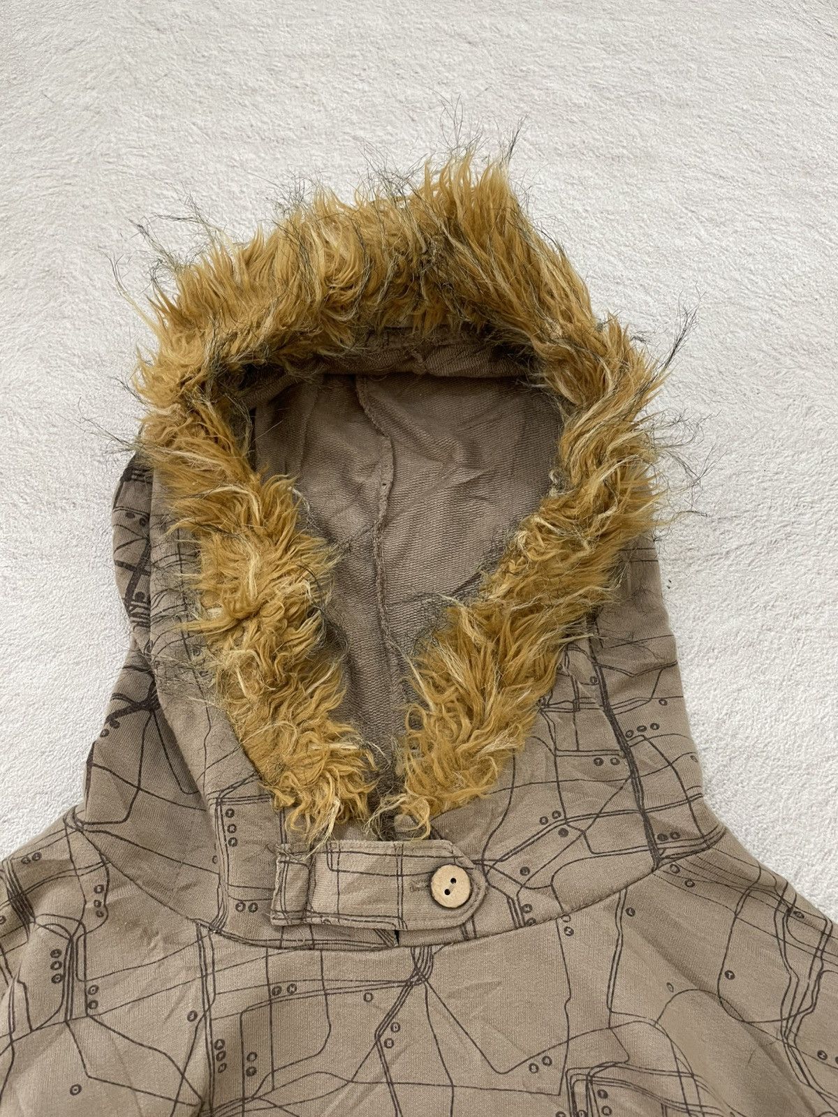 Le Grande Bleu (L.G.B.) 2000s Japanese Goa Fur Trim Hooded If6was9 Hysteric LGB Y2K Size US S / EU 44-46 / 1 - 4 Thumbnail