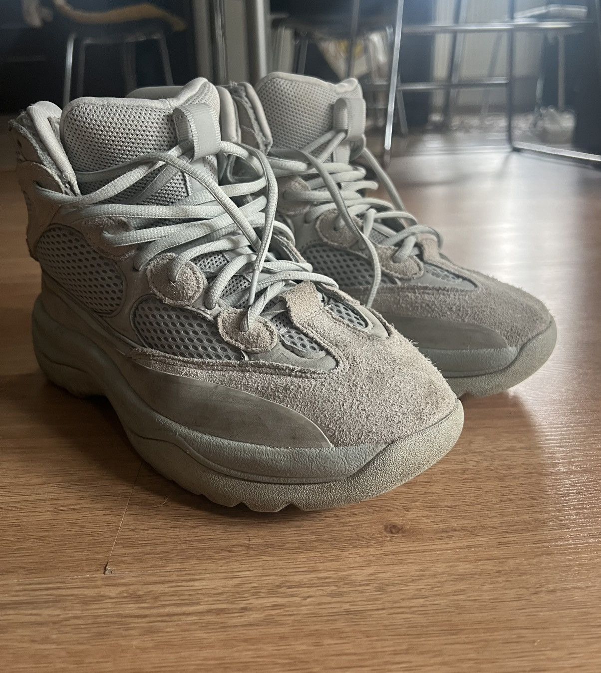 Yeezy YEEZY X Adidas Desert Boots “ROCK” Size US 9.5 / EU 42-43 - 2 Thumbnail