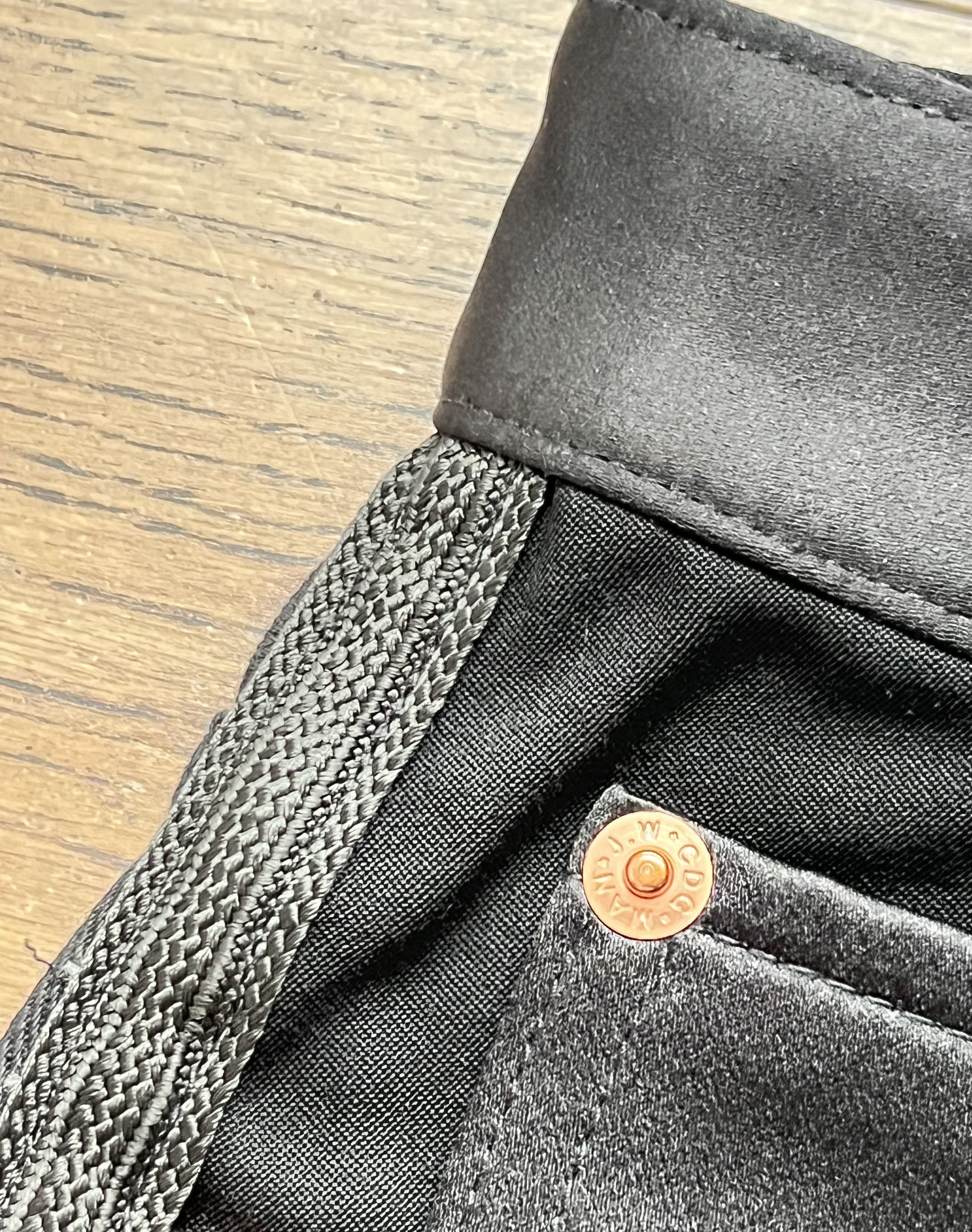 Junya Watanabe Junya Watanabe MAN Comme des Garcons Black Tuexdo Jeans XS Size US 30 / EU 46 - 21 Thumbnail