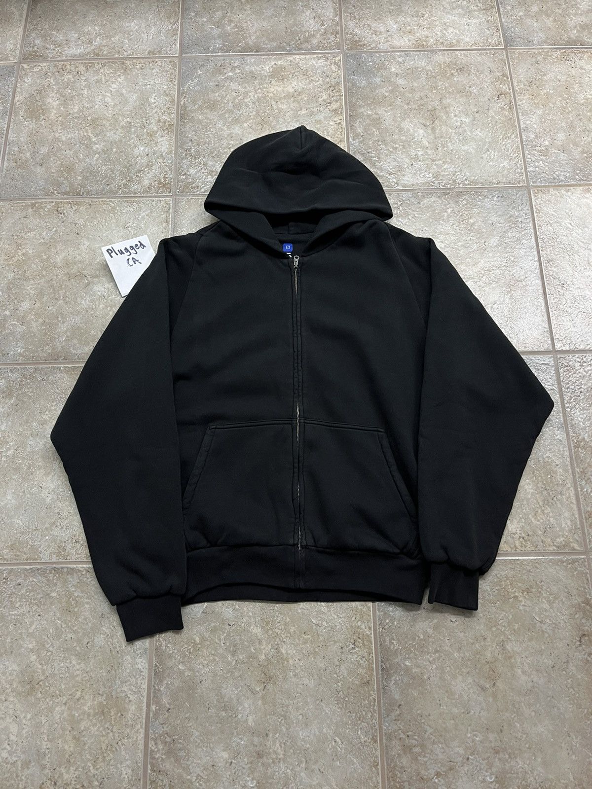 Gap Yeezy Gap Zip Up Hoodie Black | Grailed