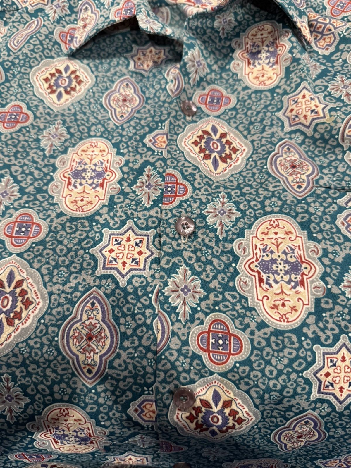 Tori Richard × Vintage Vintage Tory Richard Floral button up Size US L / EU 52-54 / 3 - 2 Thumbnail