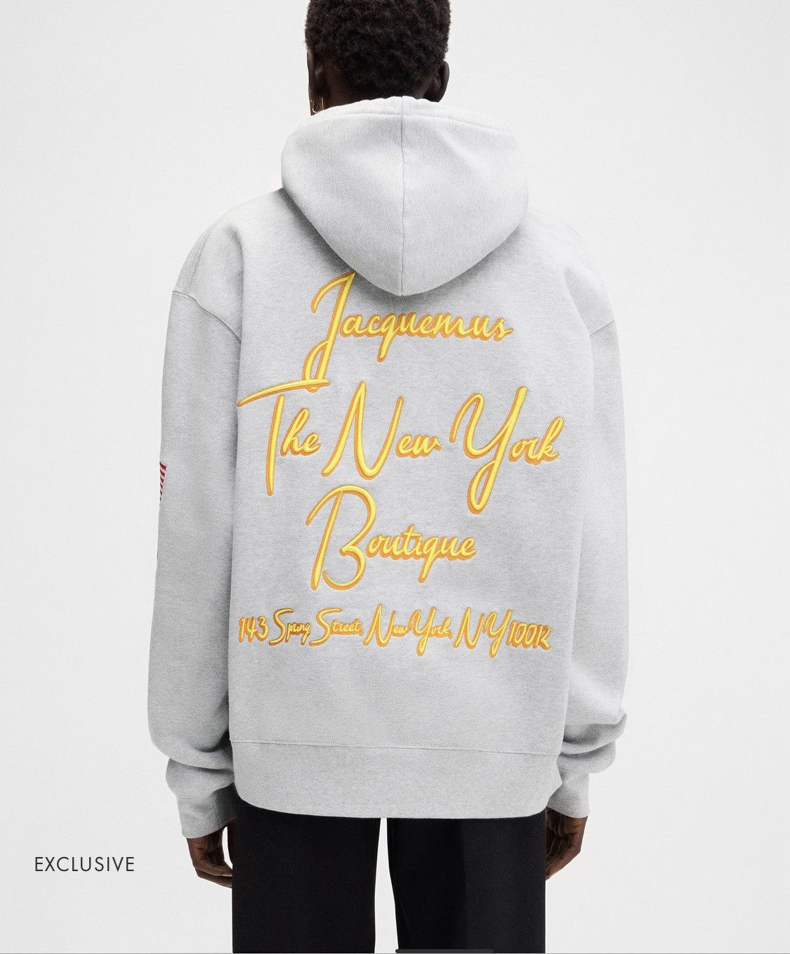 Jacquemus Jacquemus “The New York” Gray Hoodie Size M Size US M / EU 48-50 / 2 - 6 Thumbnail