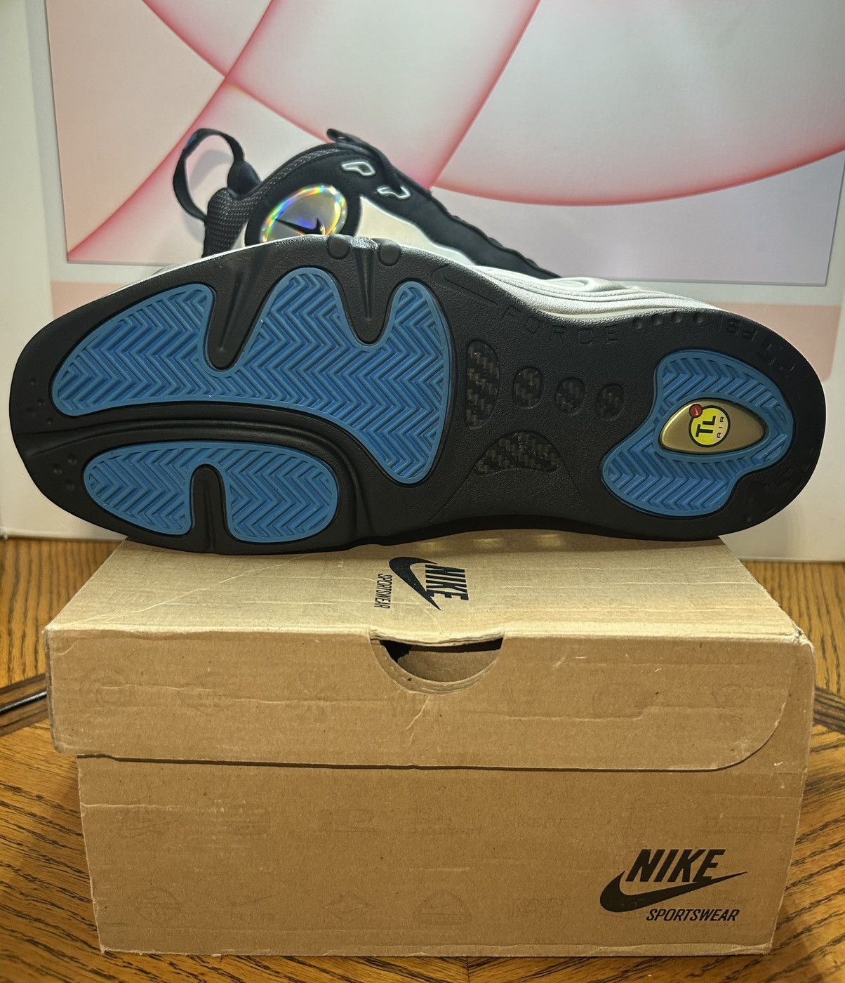 Nike Size 11 - Nike Total Air Foamposite Max Metallic Silver 2011 Size US 11 / EU 44 - 10 Thumbnail