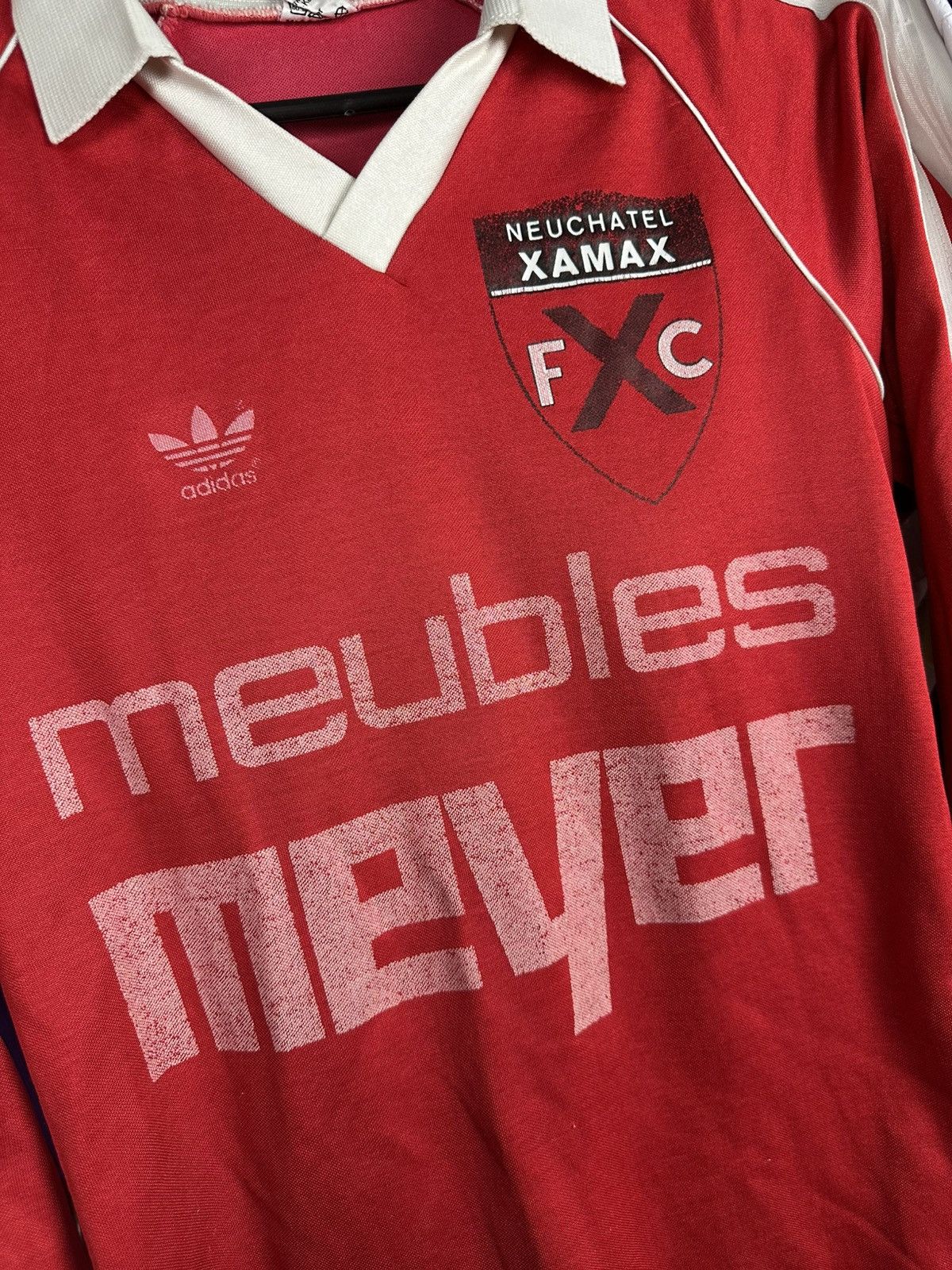 Adidas × Vintage NEUCHATEL XAMAX 1980-82 FOOTBALL SHIRT SOCCER JERSEY ADIDAS Size US S / EU 44-46 / 1 - 2 Thumbnail
