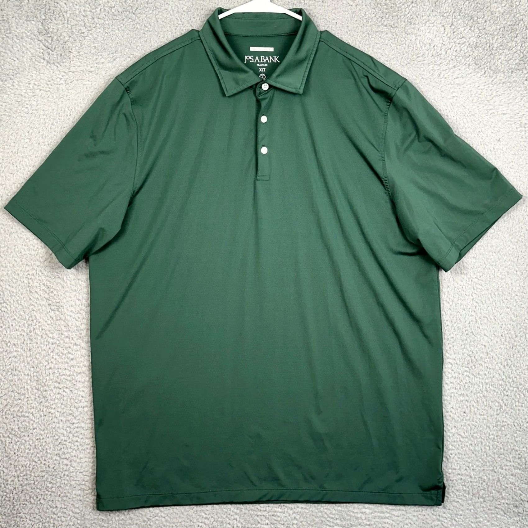 Jos. A. Bank Jos A Bank Traveler Polo Shirt Mens XL Tall Green Traditional Fit Golf Rugby EUC Size US XL / EU 56 / 4 - 3 Thumbnail
