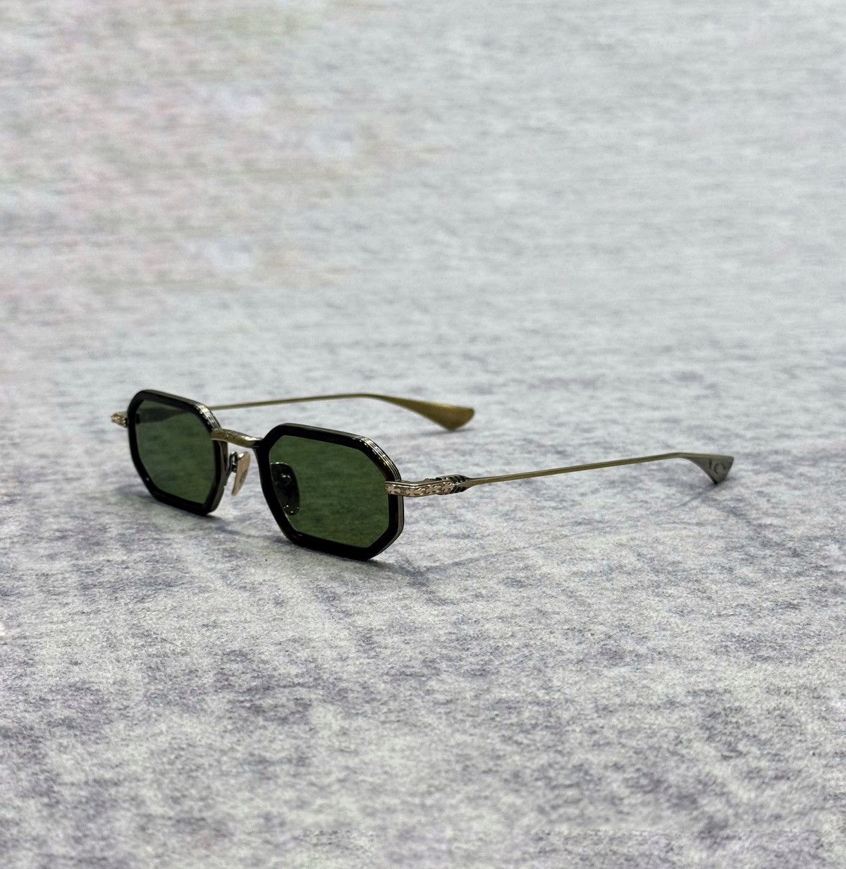 Chrome Hearts CHROME HEARTS STYLIDA Dark Tortoise/Antique Gold-Sun Size ONE SIZE - 1 Thumbnail