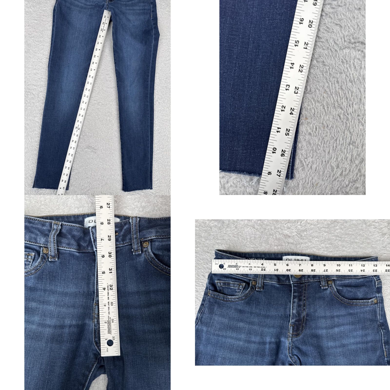DL1961 DL1961 Emma Power Legging Jeans Womens 26 Blue Mid Rise Jegging Stretch Skinny Size 26" / US 2 / IT 38 - 8 Thumbnail