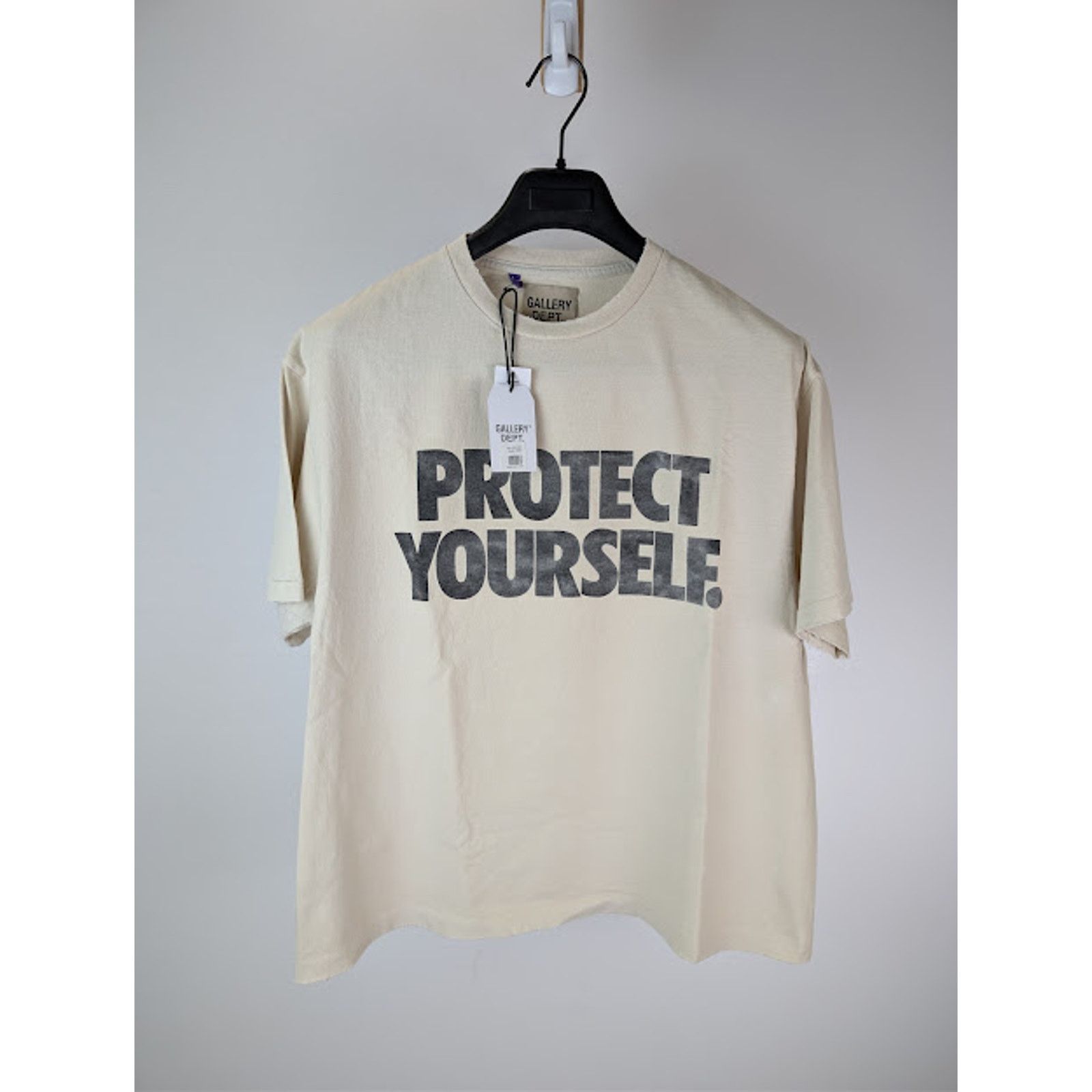 Gallery Dept. o1rshd1 Protect Yourself T-Shirt in Archival White Size US XL / EU 56 / 4 - 1 Thumbnail