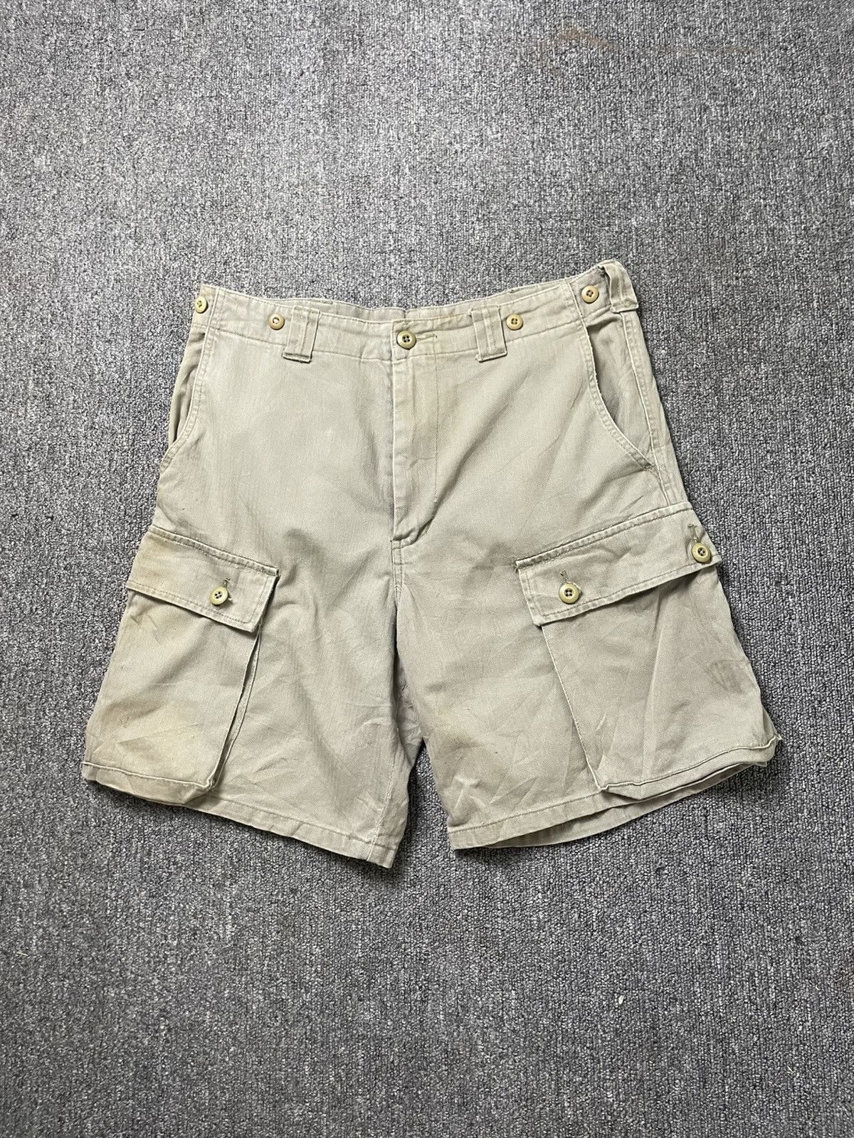 Japanese Brand Japanese Brand Army Cargo Shorts (180) Size US 33 - 1 Thumbnail