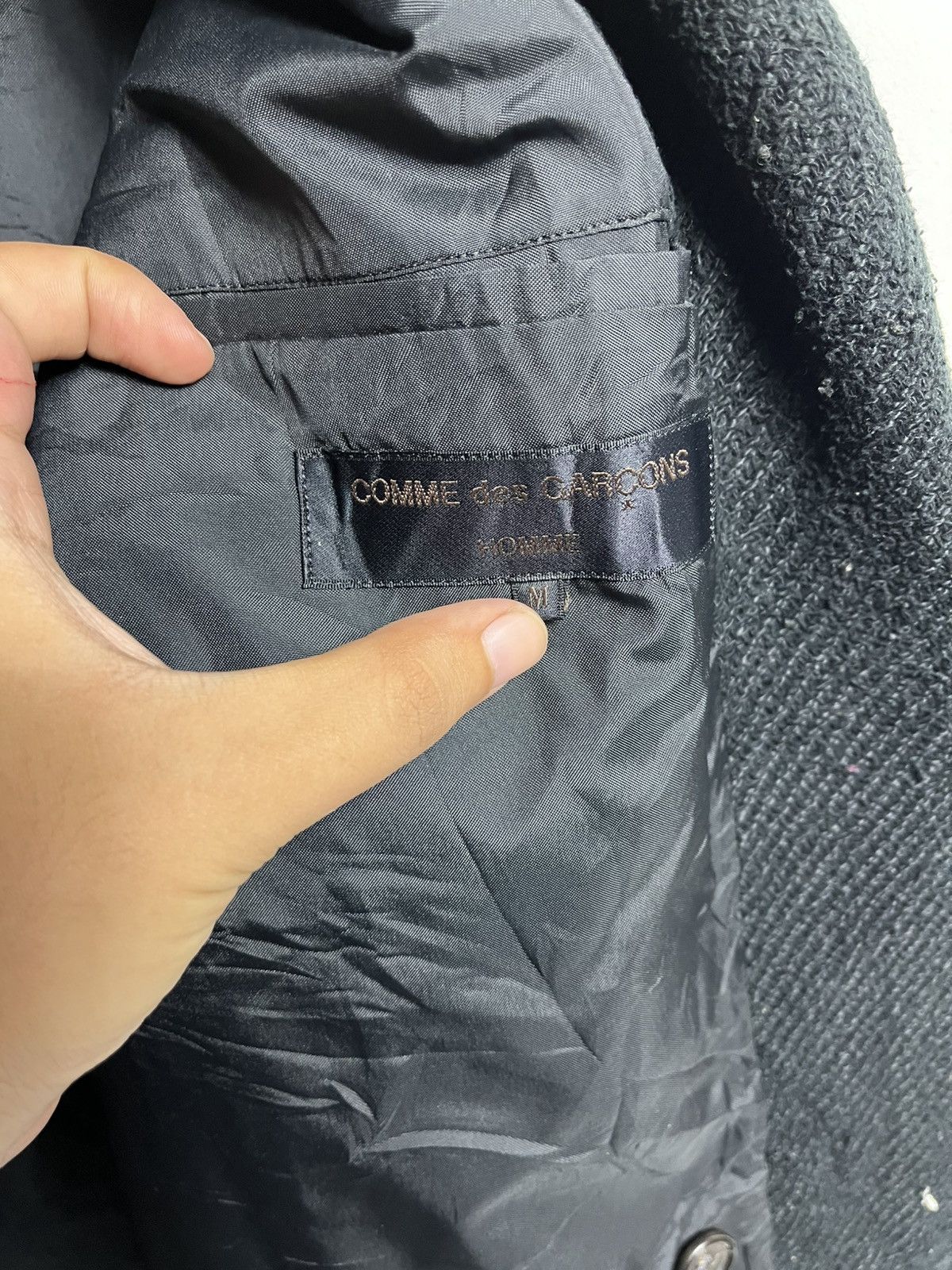Comme des Garcons Homme CDG Heavy Coat Size US M / EU 48-50 / 2 - 7 Thumbnail