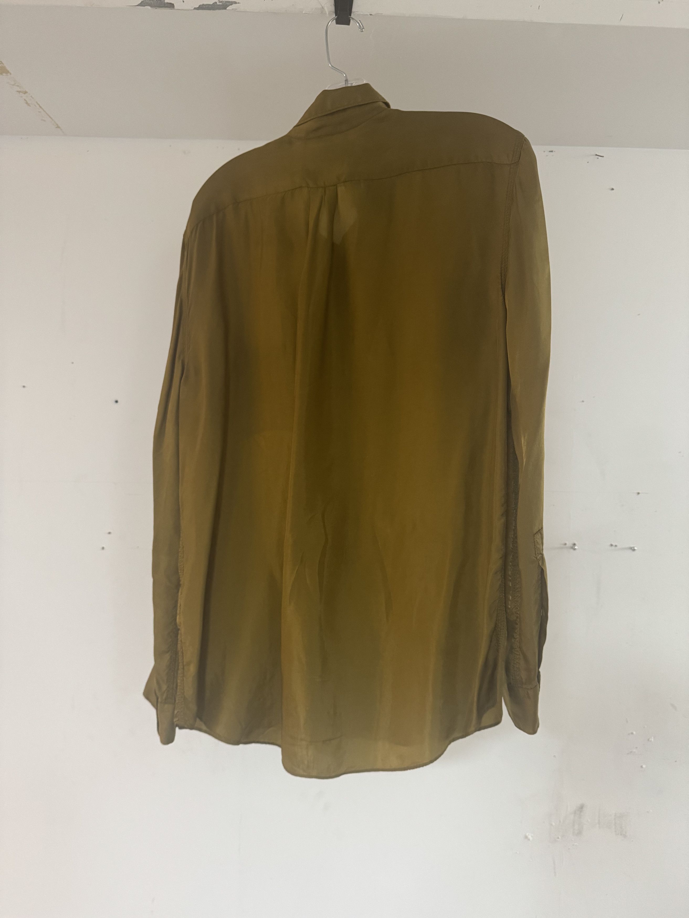 Acne Studios Acne Studios Bla Konst Green Button-Up Shirt Size L / US 10 / IT 46 - 4 Thumbnail