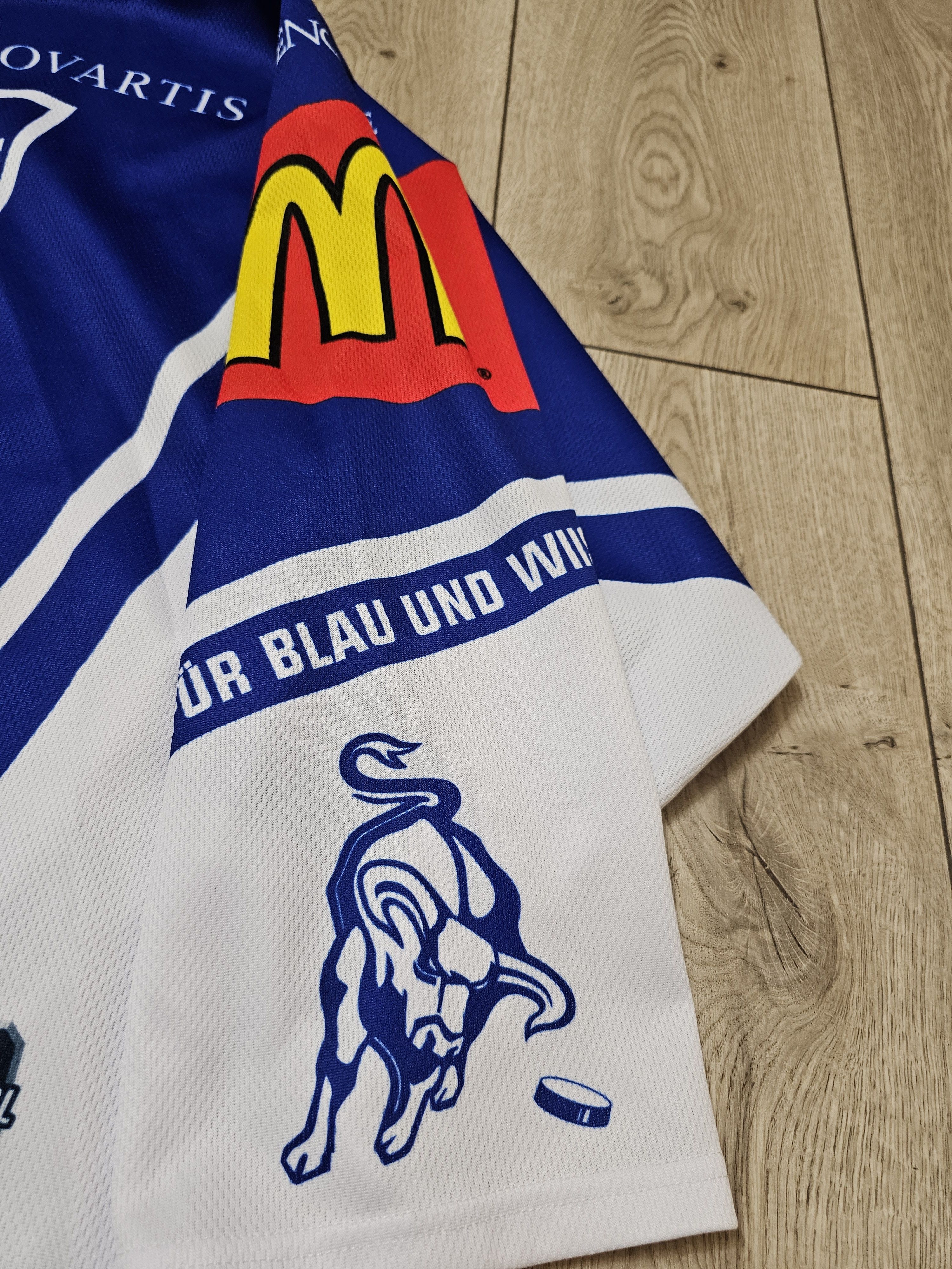 Vintage EVZ HOCKEY JERSEY EV ZUG JERSEY 2023 SWITZERLAND HOCKEY ICE Size US XL / EU 56 / 4 - 6 Thumbnail