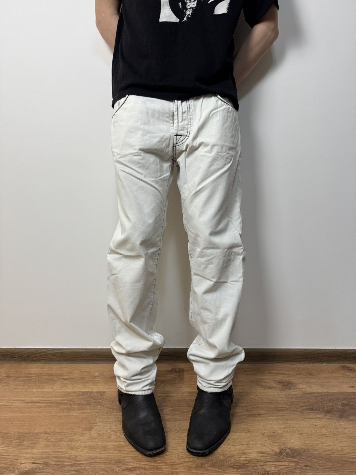 Designer × Jacob Cohen Jacob Cohen denim white jeans made in Italy Luxury designer Size US 36 / EU 52 - 25 Thumbnail