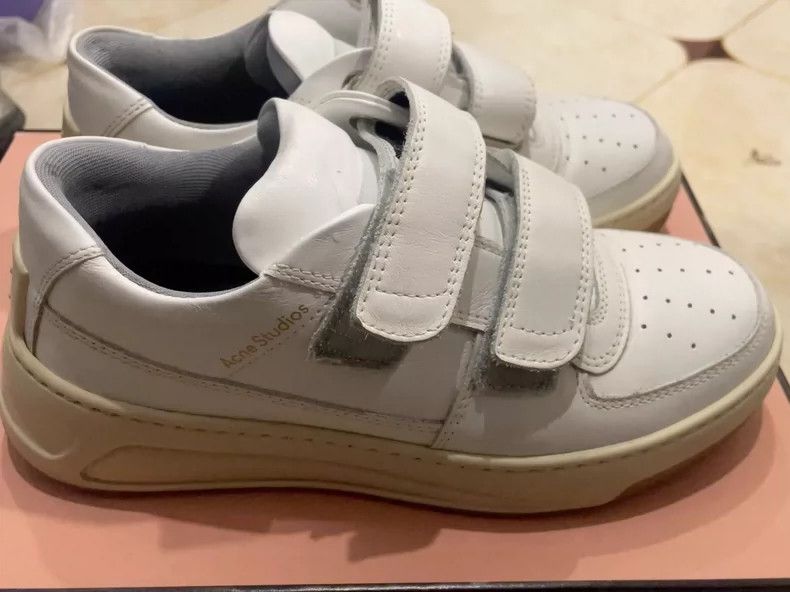 Acne Studios Acne Studios Clasp white sneakers Size US 5.5 / IT 35.5 - 3 Thumbnail