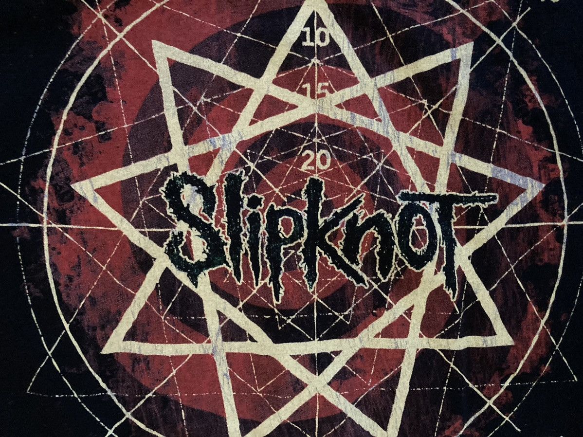 Designer × Vintage Slipknot Seven 2010 Men’s Double Sided Vintage Rare T Shirt Size US L / EU 52-54 / 3 - 7 Thumbnail