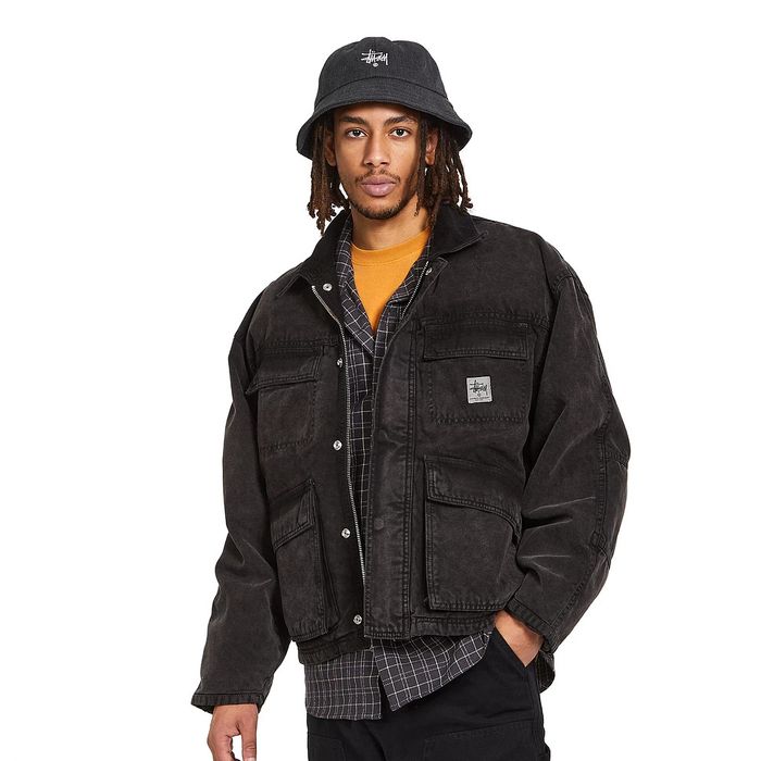 Stussy Washed Canvas Shop Jacket | Grailed