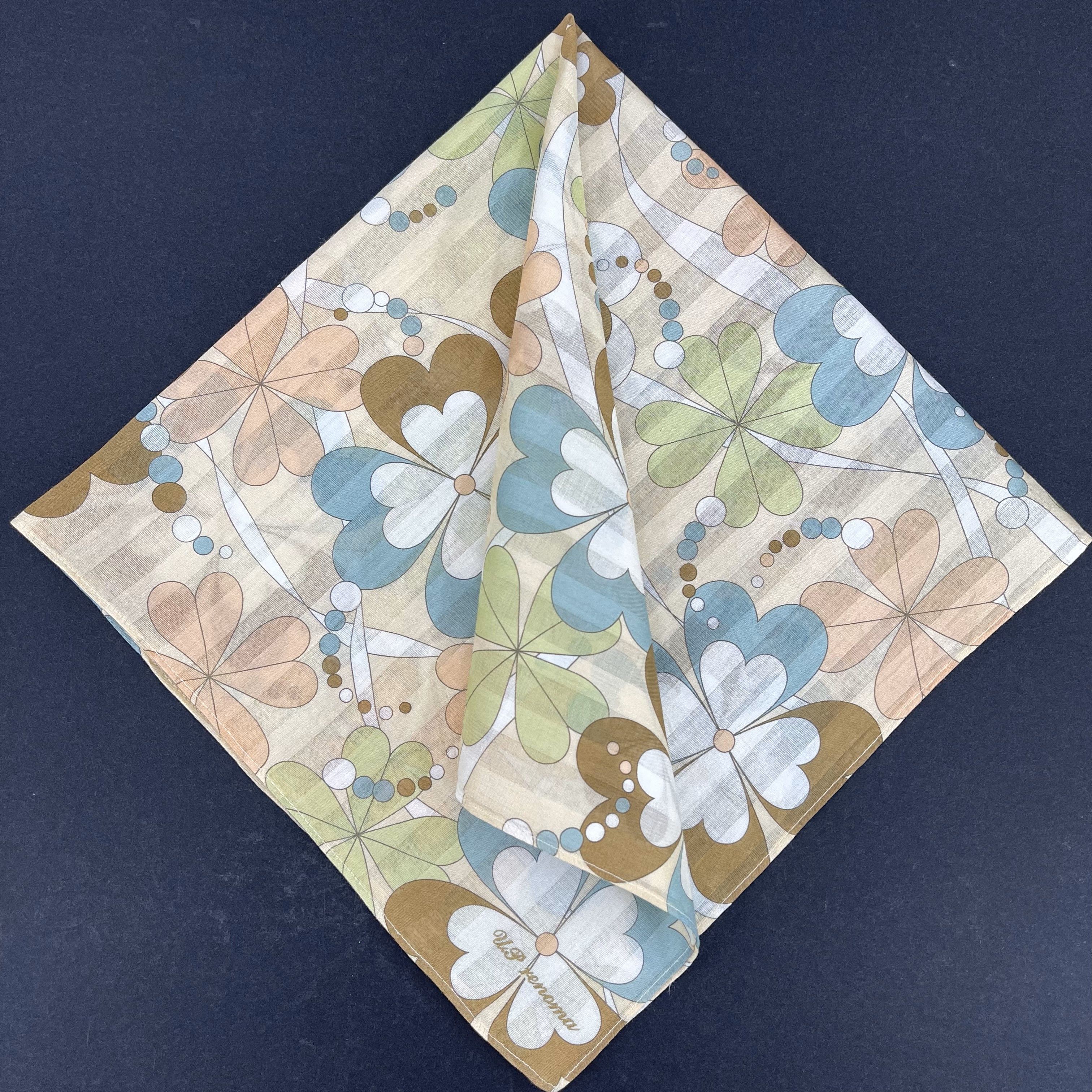 Designer × Vintage U.P Renoma Handkerchief / Neckerchief / Bandana - 4177 Size ONE SIZE - 1 Thumbnail