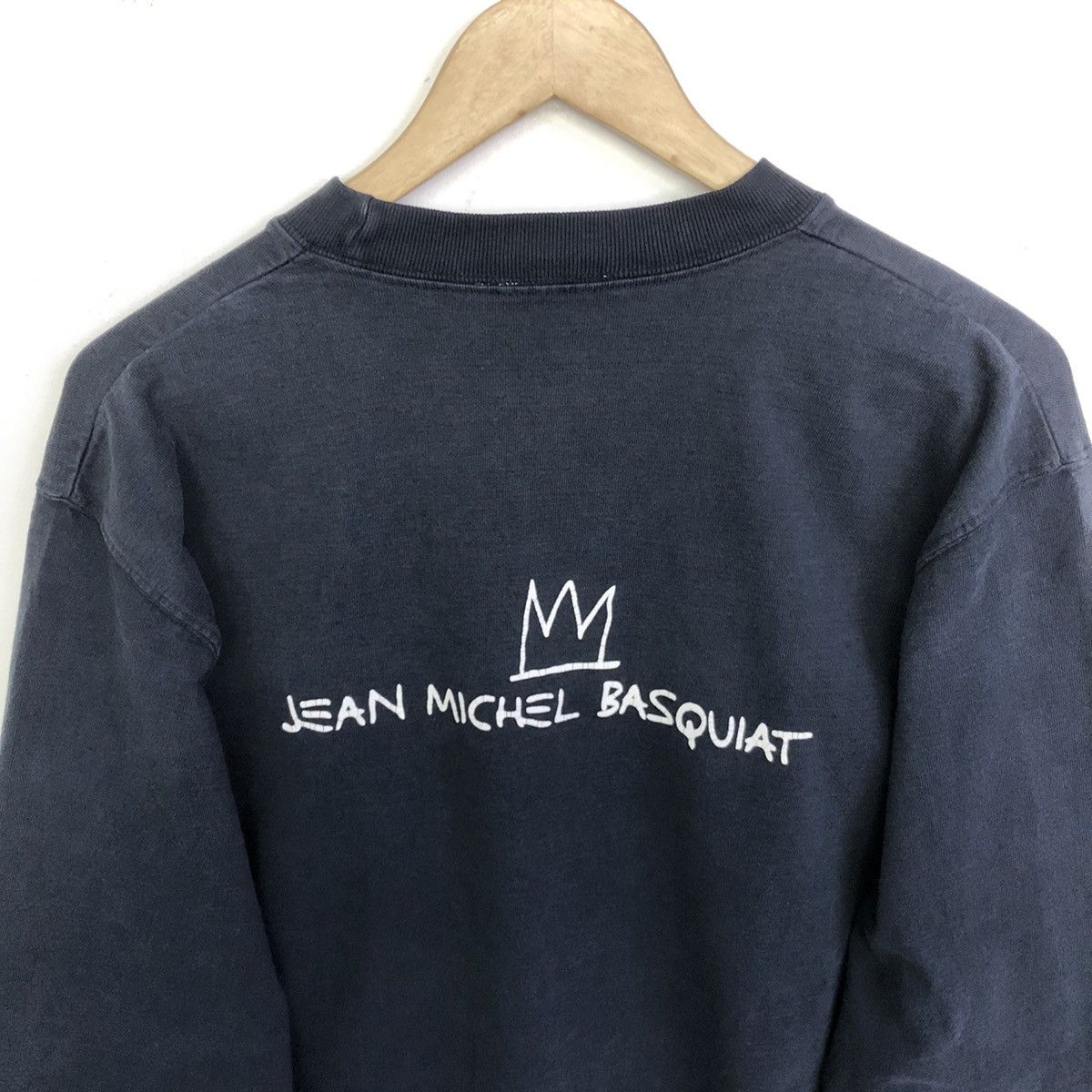 Jean-Michel Basquiat Jean Michel Basquiat Art Graphic Long Sleeve Tshirt Size US L / EU 52-54 / 3 - 8 Thumbnail