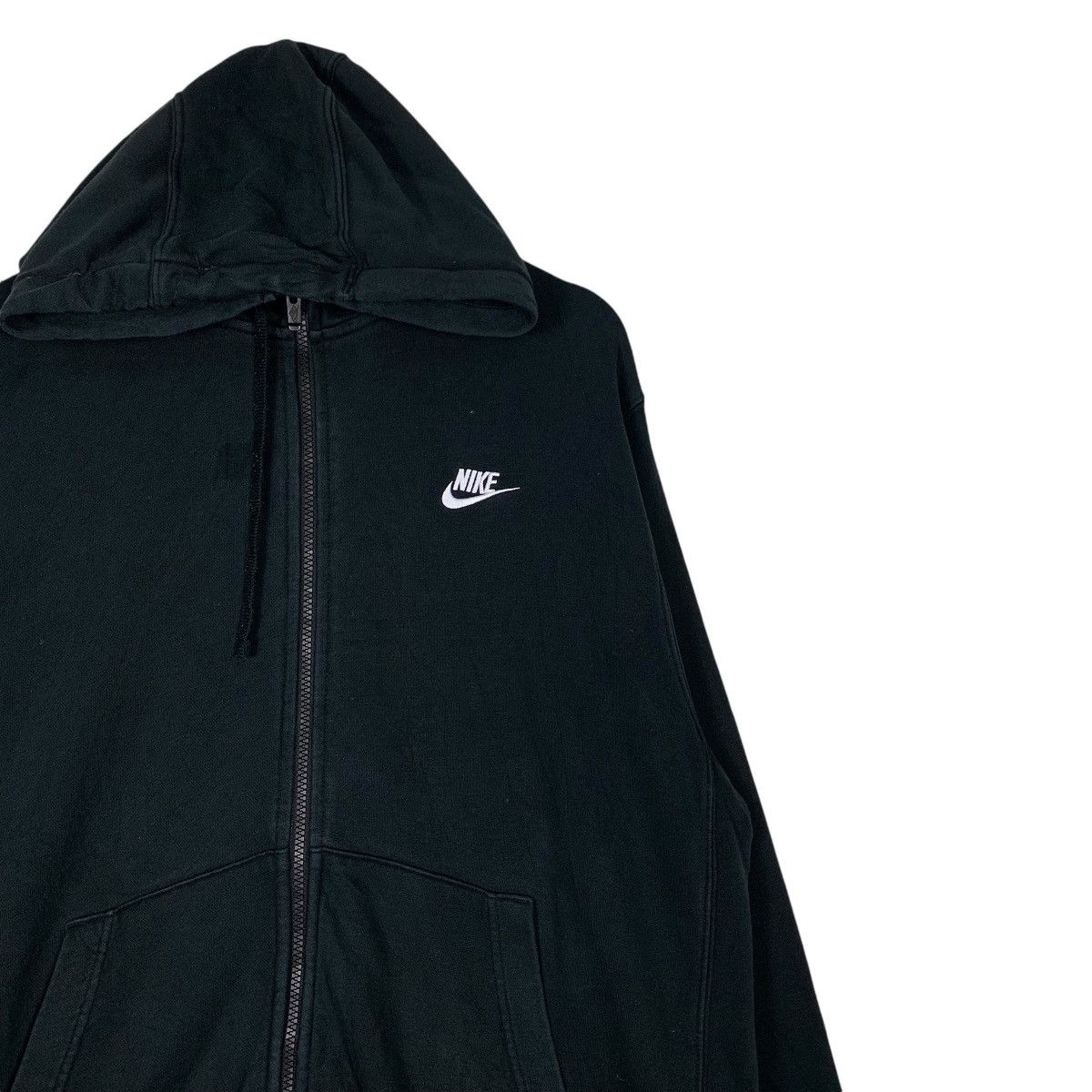 Nike NIKE Embroidery Small Swoosh Logo Zipper Hoodies #1198-C55 Size US XL / EU 56 / 4 - 4 Thumbnail
