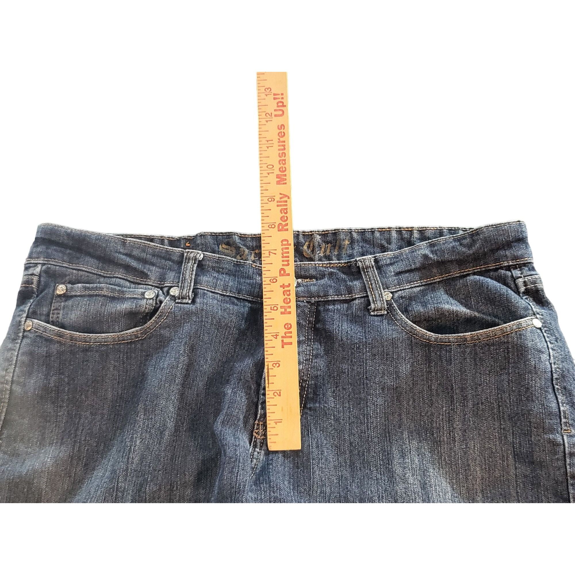 Other Sacred Cult Jeans Men Sz 36 Blue Denim Straight Leg Streetwe Size US 36 / EU 52 - 6 Thumbnail