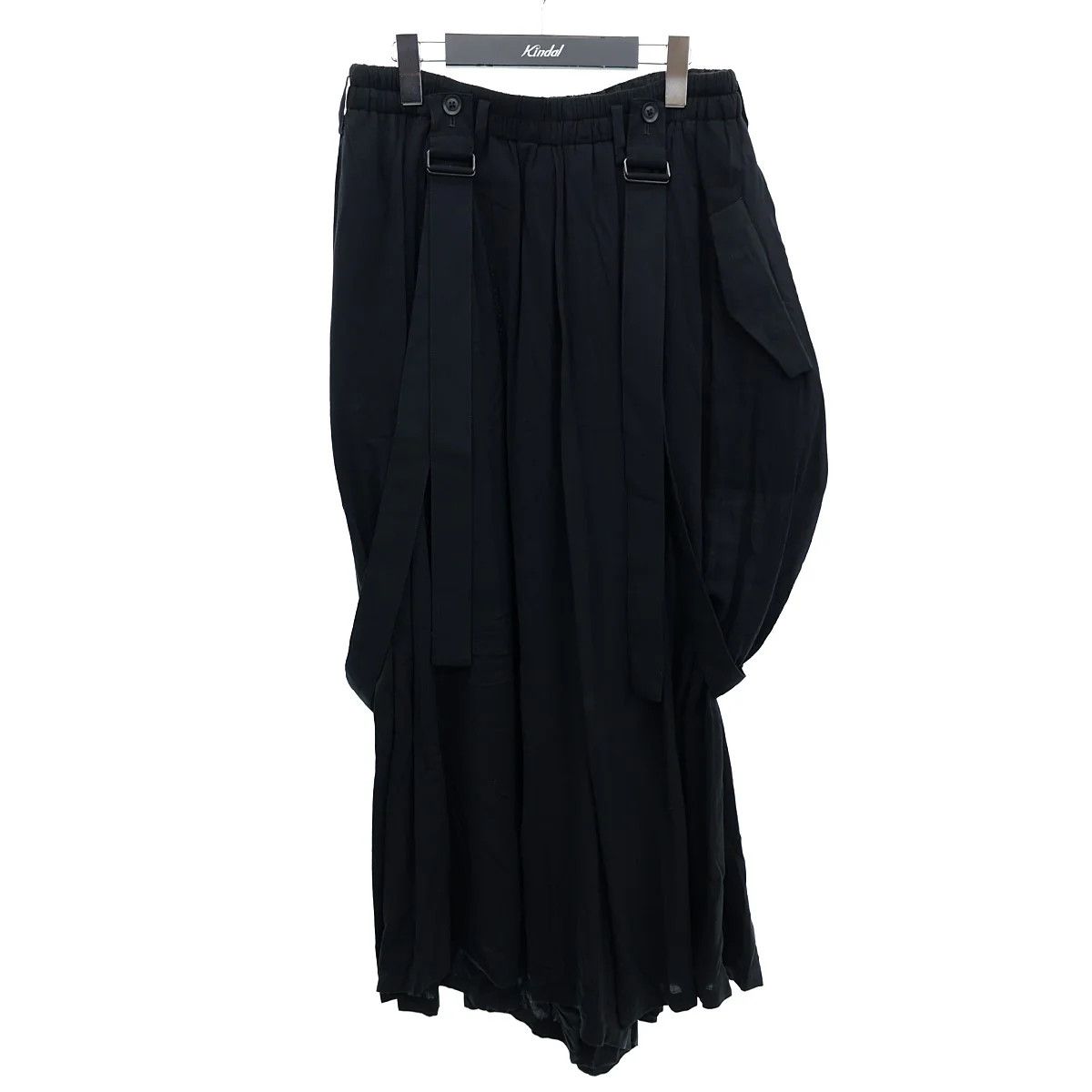 image of Yohji Yamamoto Pour Homme Twisted Crotch Pants in Black, Men's (Size 29)
