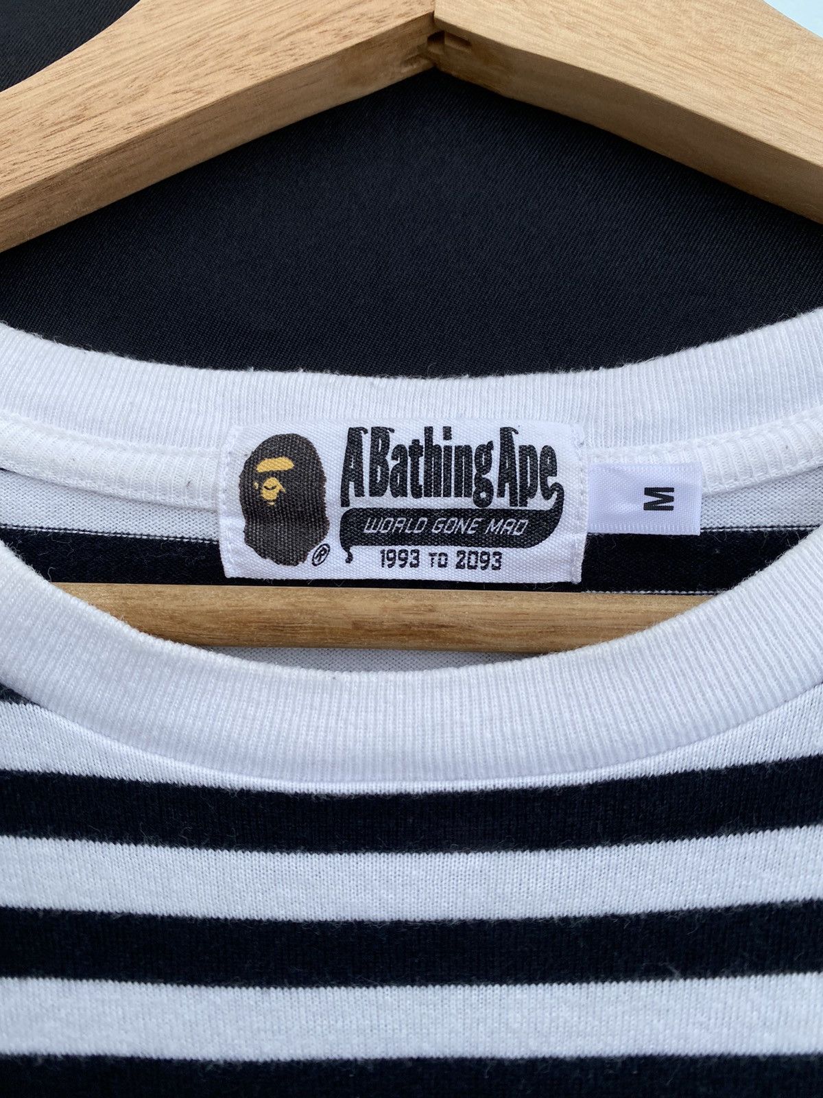 Bape Rare Bape College Stripes Longsleeve Shirt Size US M / EU 48-50 / 2 - 9 Thumbnail