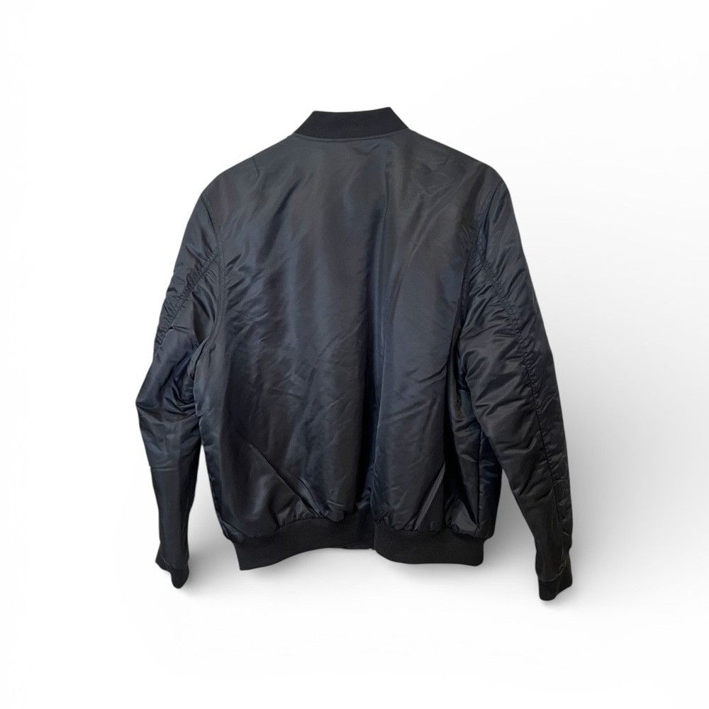 The Kooples The Kooples Black Satin Bomber Jacket Leopard Lining NWT Size XL / US 12-14 / IT 48-50 - 4 Thumbnail
