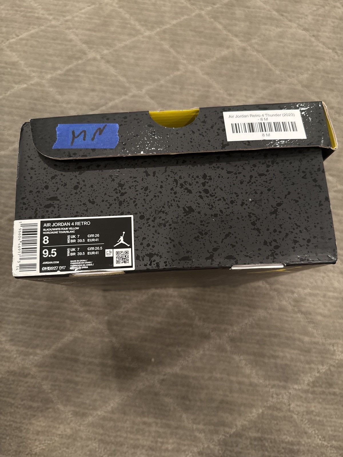 Nike Jordan Retro 4 Thunder Colorway Size US 8 / EU 41 - 7 Thumbnail
