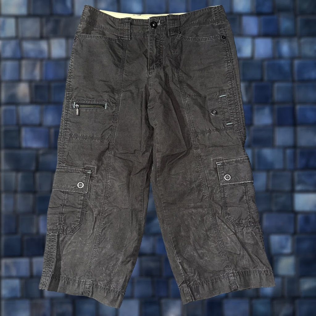 Eddie Bauer Eddie Bauer Womens Brown Cotton Stretch Mercer Fit Cargo Crop Pants Size 6 Size 28" / US 6 / IT 42 - 1 Thumbnail
