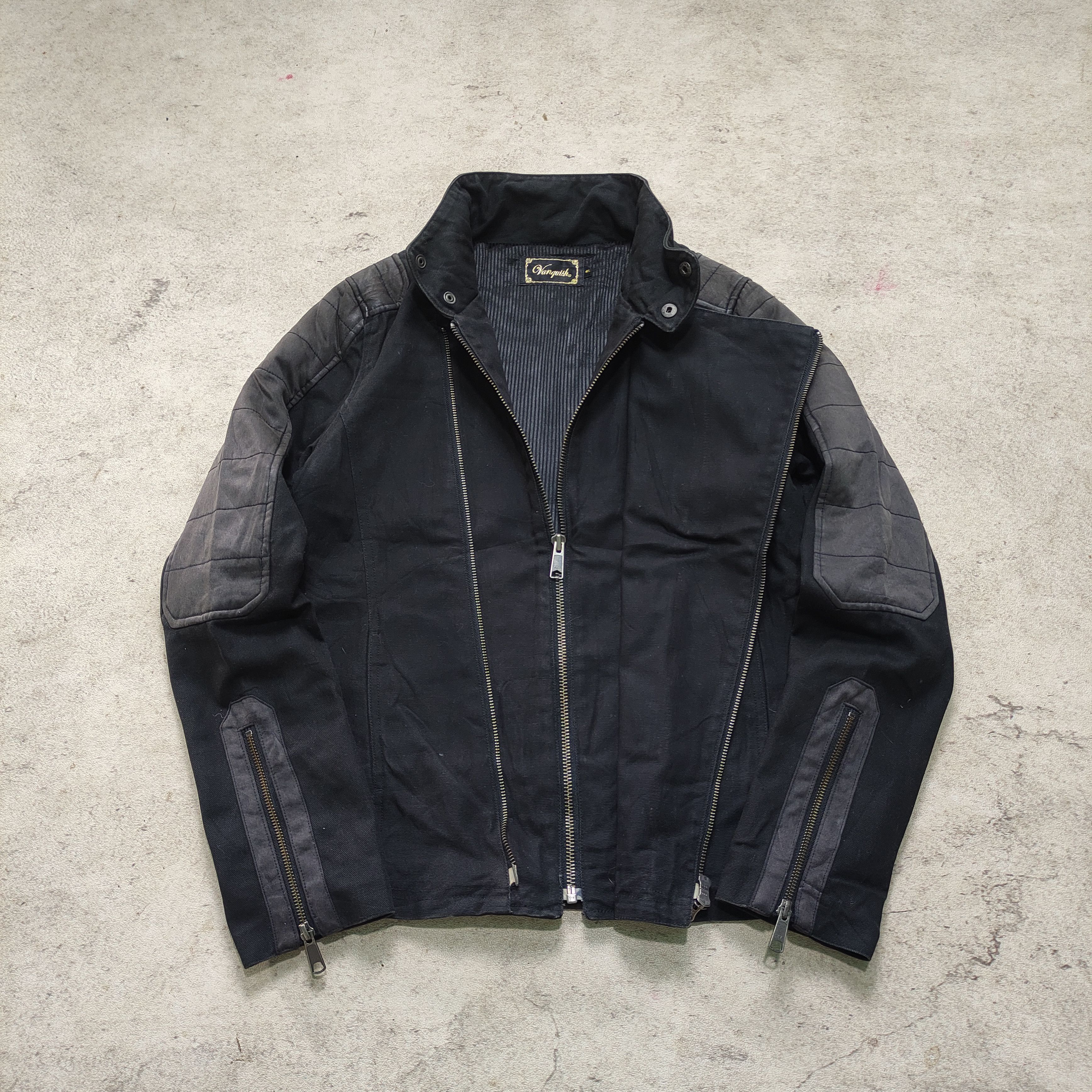 Yasuyuki Ishii Vanquish Bikers Jacket - 2000s Vkei Size US S / EU 44-46 / 1 - 5 Thumbnail