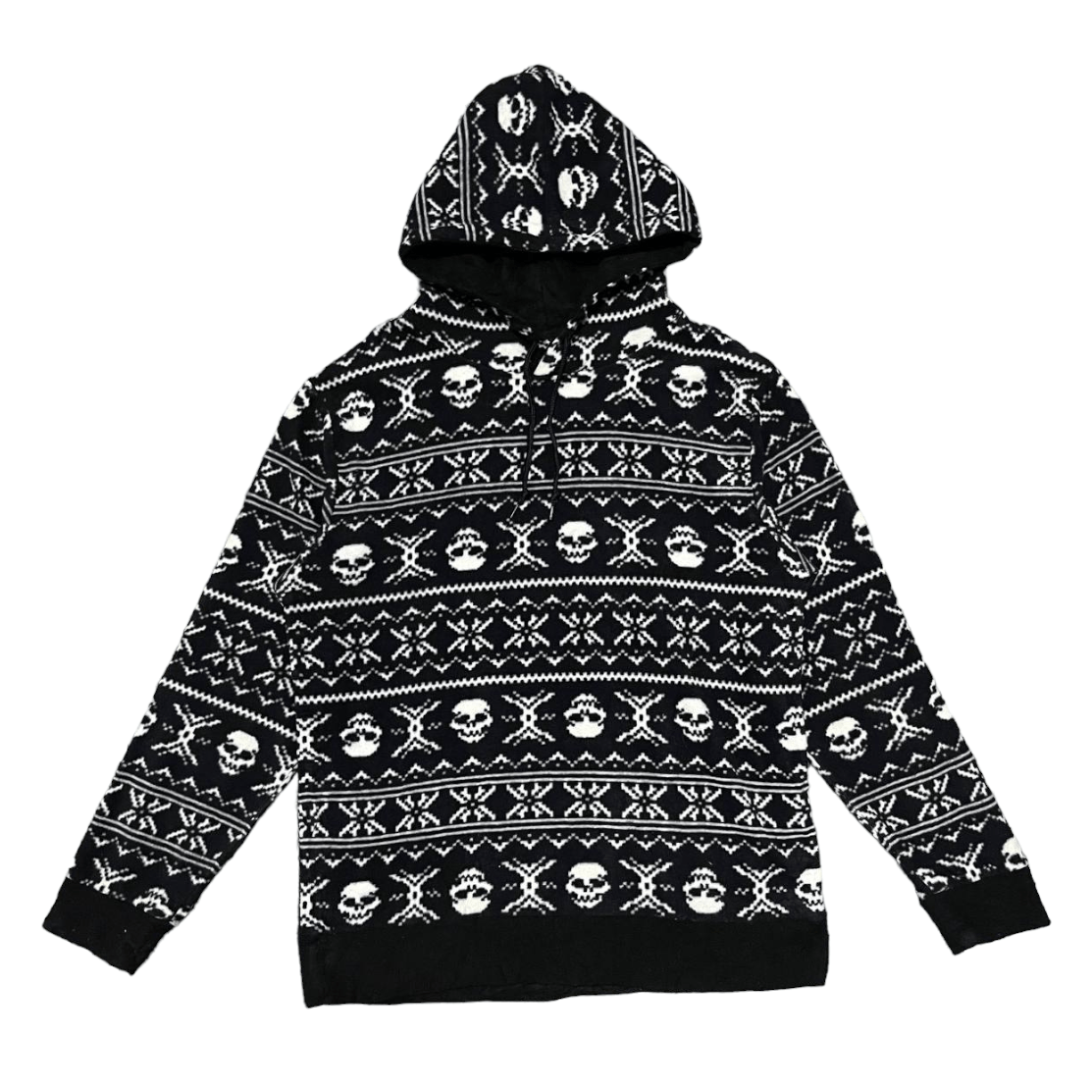 Japanese Brand Vintage Japanese Skulls Print Hoodie Pullover Size US L / EU 52-54 / 3 - 1 Thumbnail