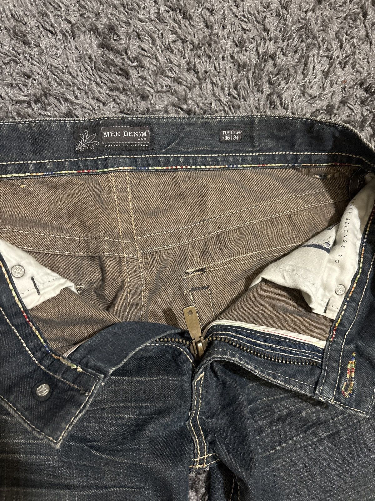 Mek Denim Vintage Mek Denim Jeans Size US 36 / EU 52 - 3 Thumbnail