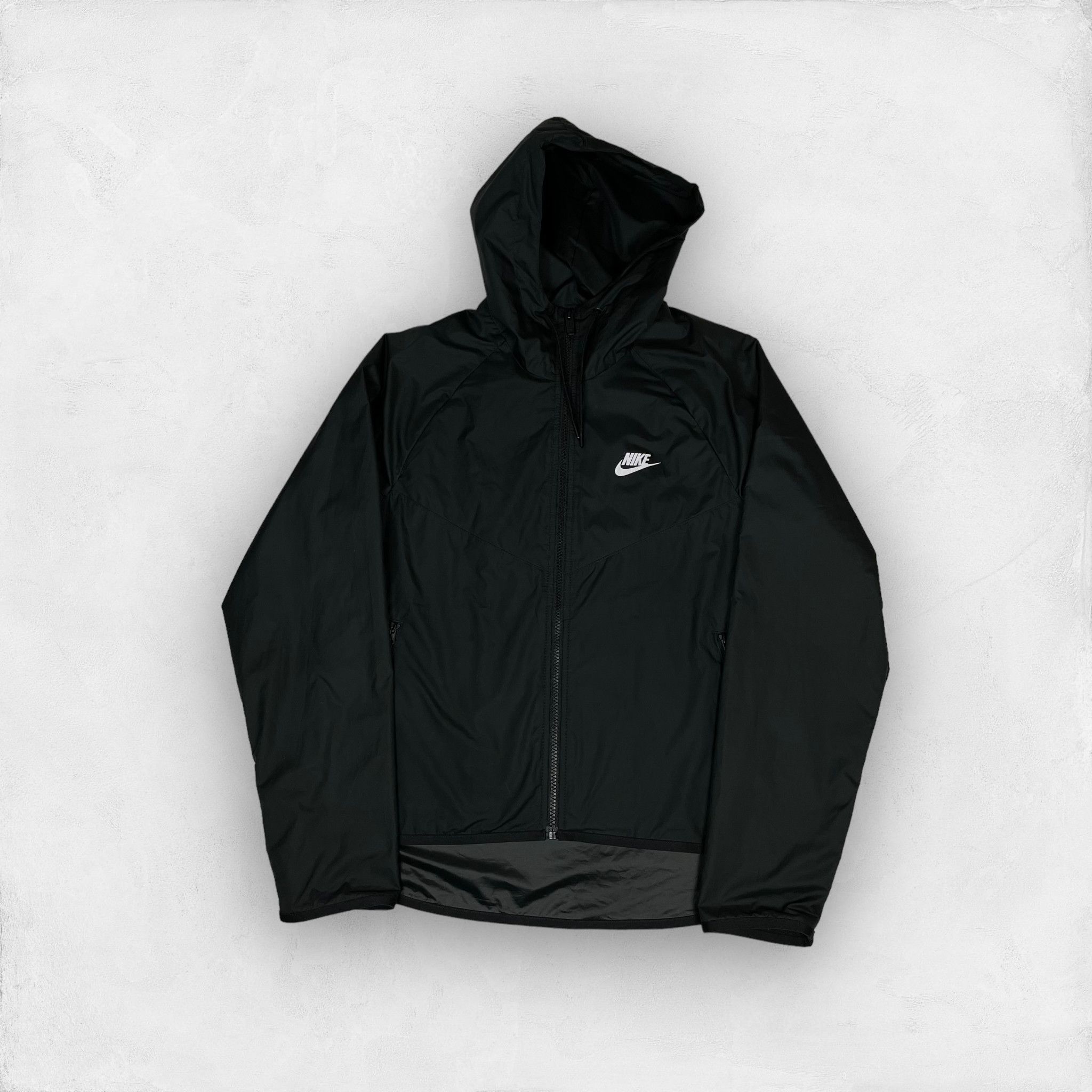 Nike Nike Adult Black Long Sleeve Hooded Windbreaker Jacket Small | Grailed