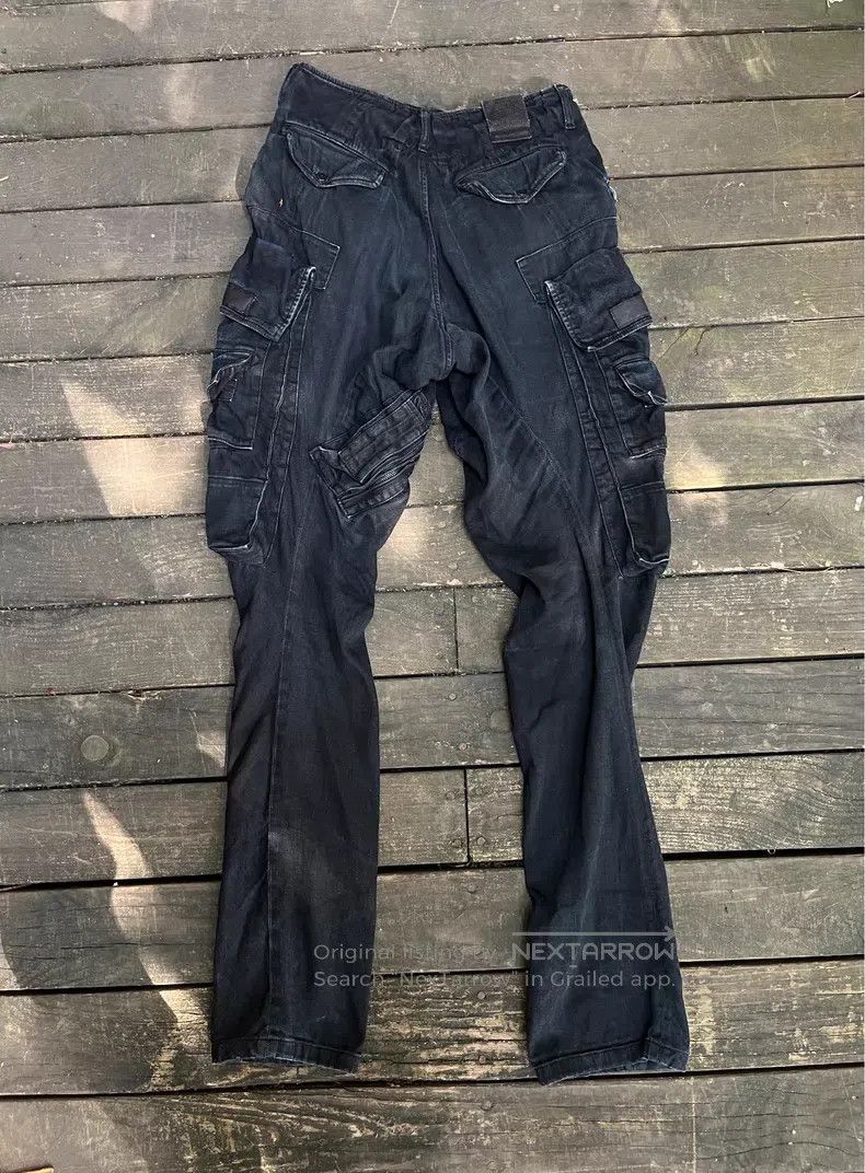 Julius Julius size:1 Blue-Black Dyed Bullet Pants Size US 26 / EU 42 - 4 Thumbnail