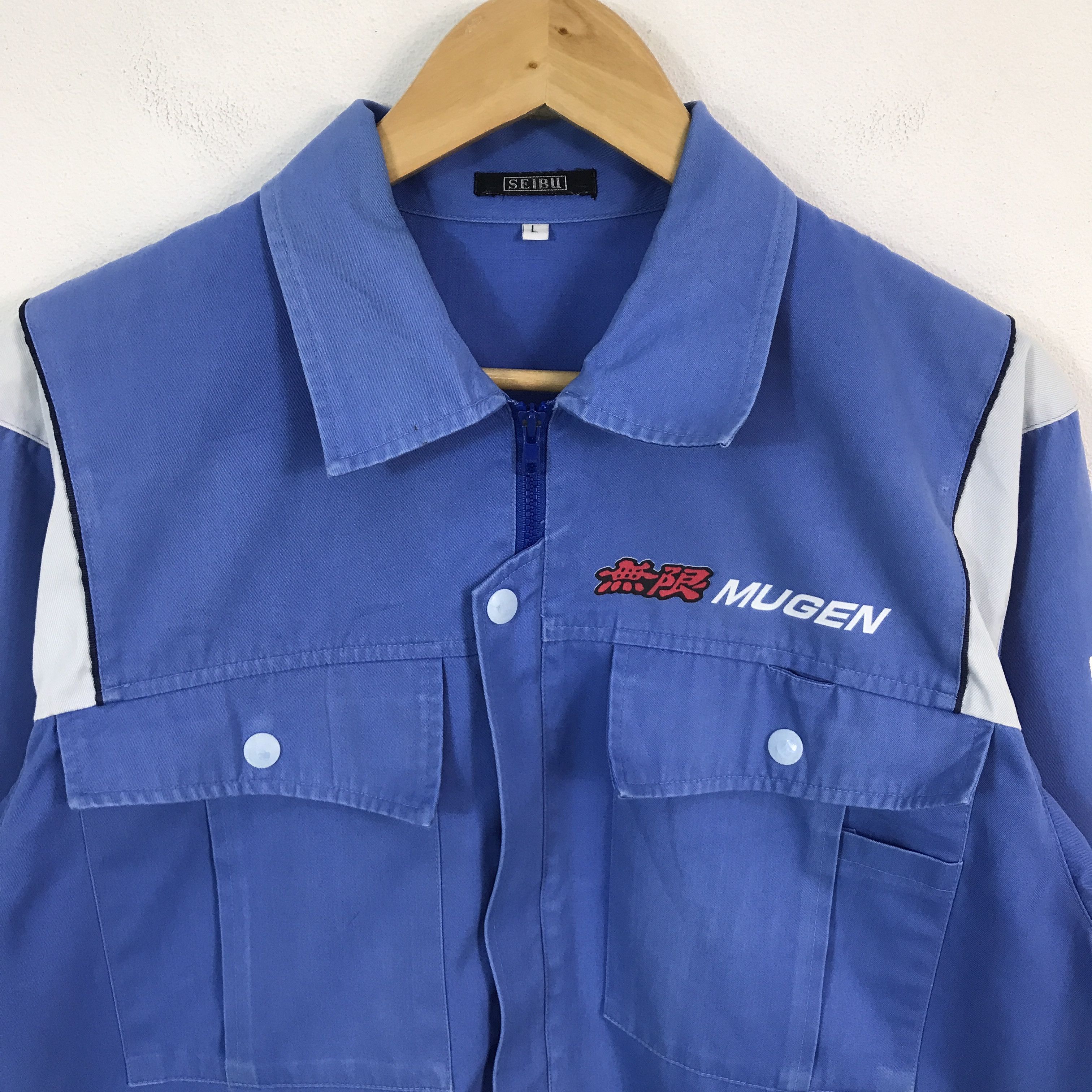 Honda × Japanese Brand × Sports Specialties Vtg honda mugen power work uniform Japan jacket Size US L / EU 52-54 / 3 - 3 Thumbnail