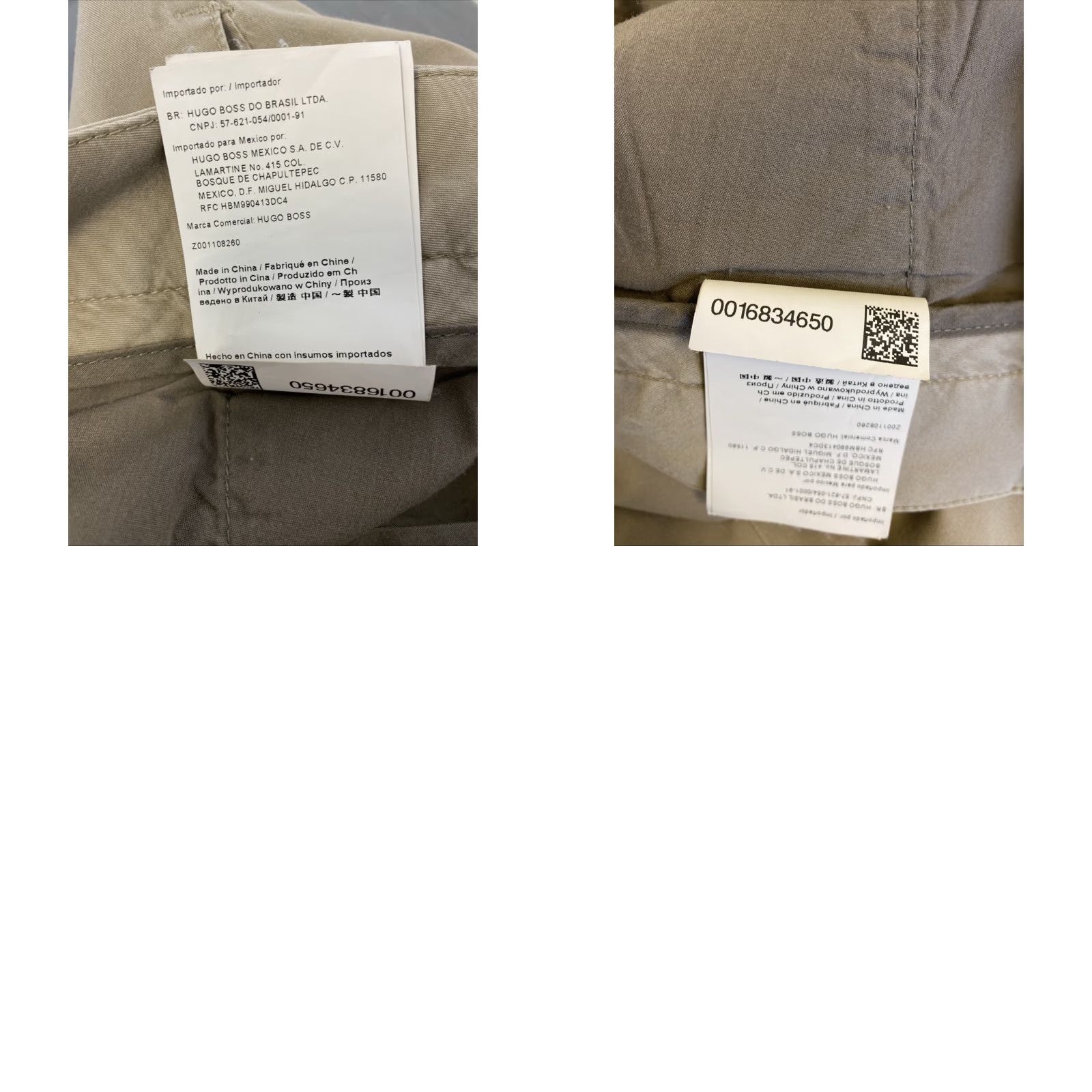 Vintage Hugo Boss Chino Pants Trousers Men’s Zip Solid Tan 34X34 Regular Inseam 34 Pocket Size US 34 / EU 50 - 9 Thumbnail
