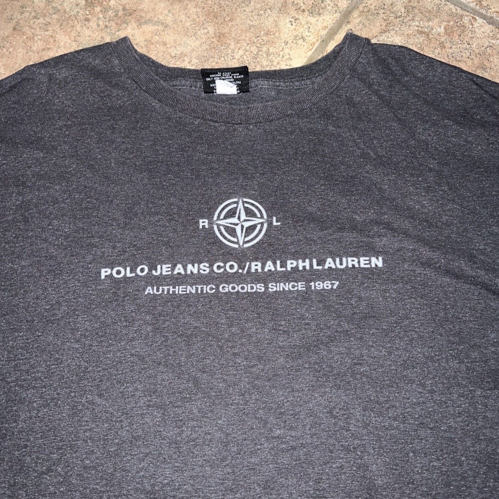 Polo Ralph Lauren VINTAGE Polo Jeans Co Gray Longsleeve T-Shirt Mens 2XL Gray Polo Ralph Lauren Shirt Mens 2XL Size US XXL / EU 58 / 5 - 2 Thumbnail