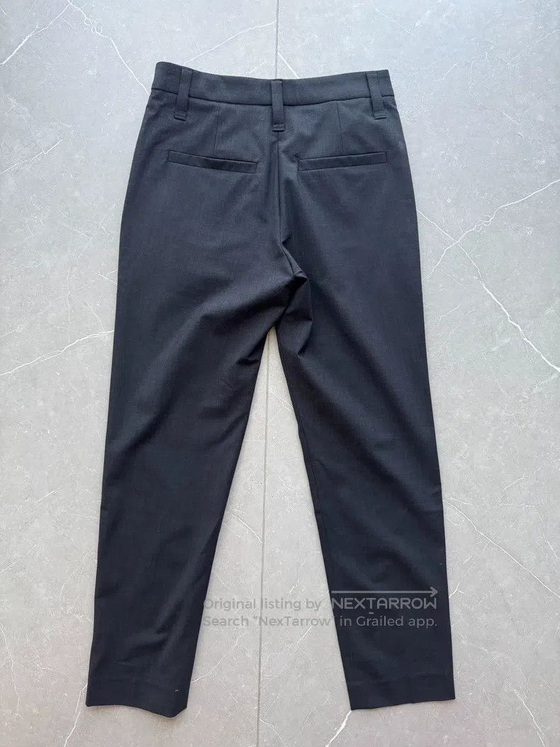 Brunello Cucinelli Brunello Cucinelli Dark gray casual pants with black silk Size 25" / US 0 / IT 36 - 2 Thumbnail