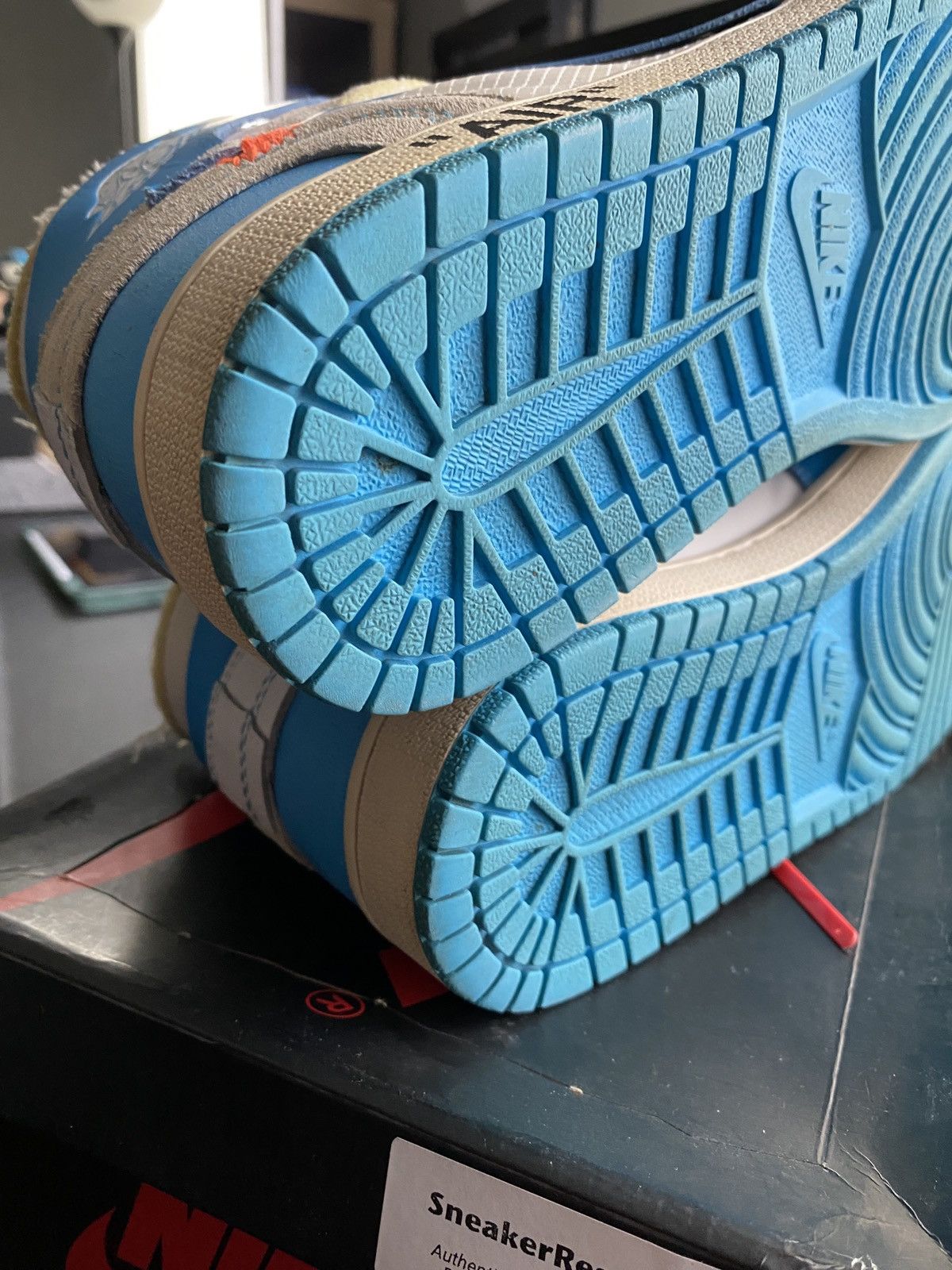 Nike × Off-White Off-White x Air Jordan 1 High UNC size 11 used Size US 11 / EU 44 - 7 Thumbnail