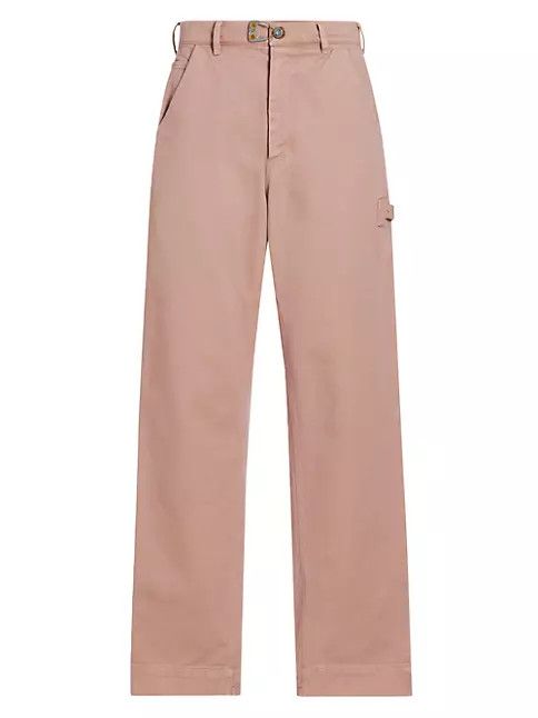 image of Daniel Arsham Os11X0124 Baggy Relaxed-Fit Jeans In Washed Taupe, Men's (Size 36)