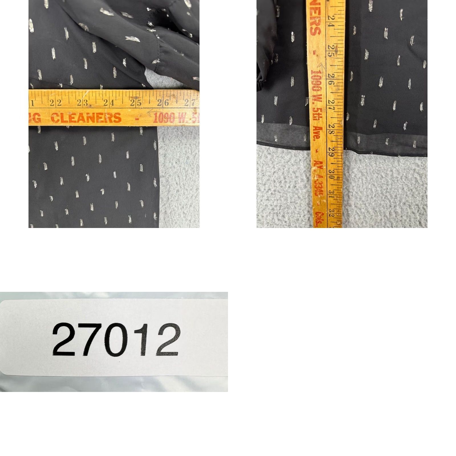 Isaac Mizrahi VINTAGE? No — Isaac Mizrahi Live Shirt Womens 22W Plus Black Geometric Long Sleeve Blouse NEW Size 3XL / US 20-22 - 8 Thumbnail