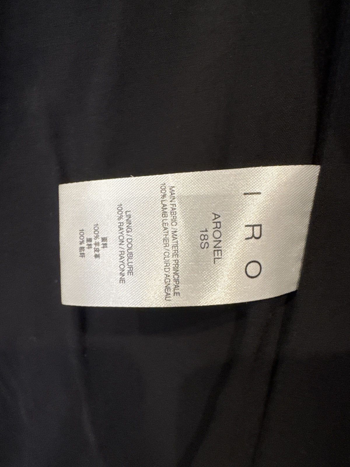 Iro Iro Aronel Leather Biker Jacket Size S / US 4 / IT 40 - 2 Thumbnail